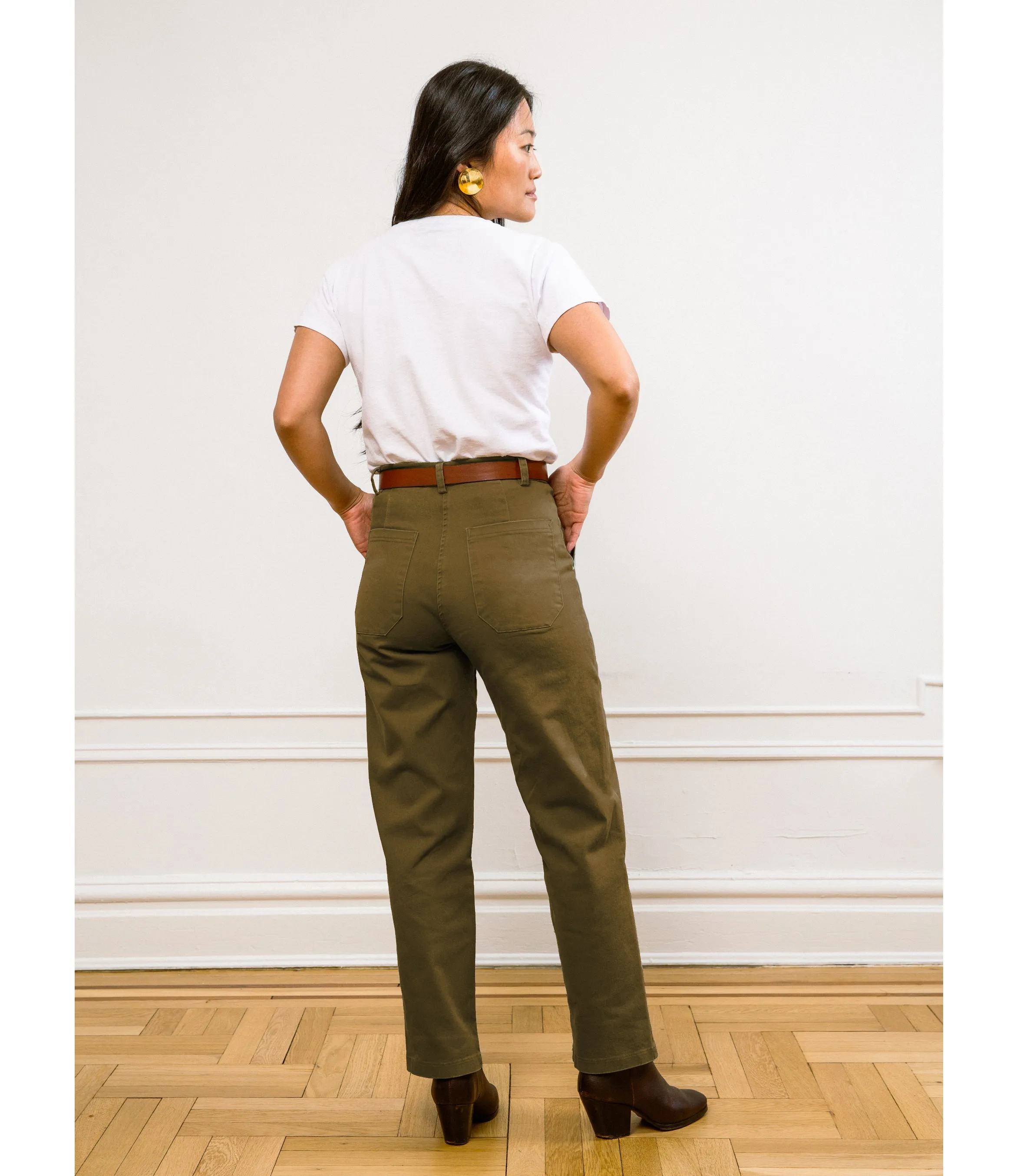 James Straight-Leg Work Pant - Moss sold by Loup product image thumbnail 2