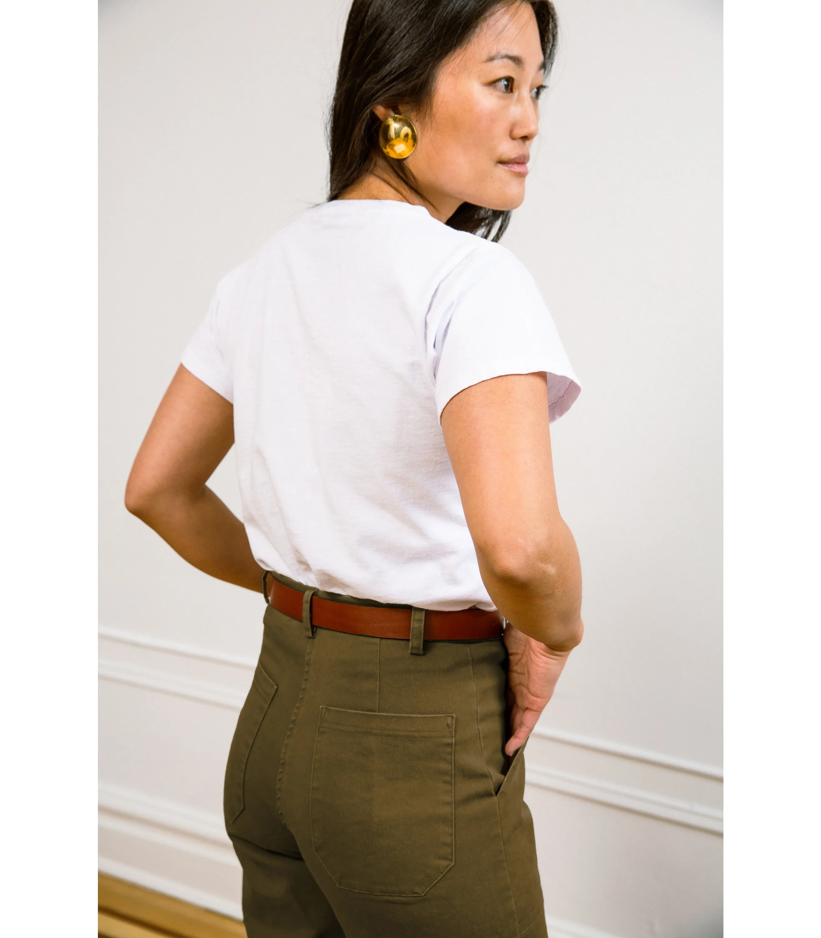 James Straight-Leg Work Pant - Moss sold by Loup product image thumbnail 4
