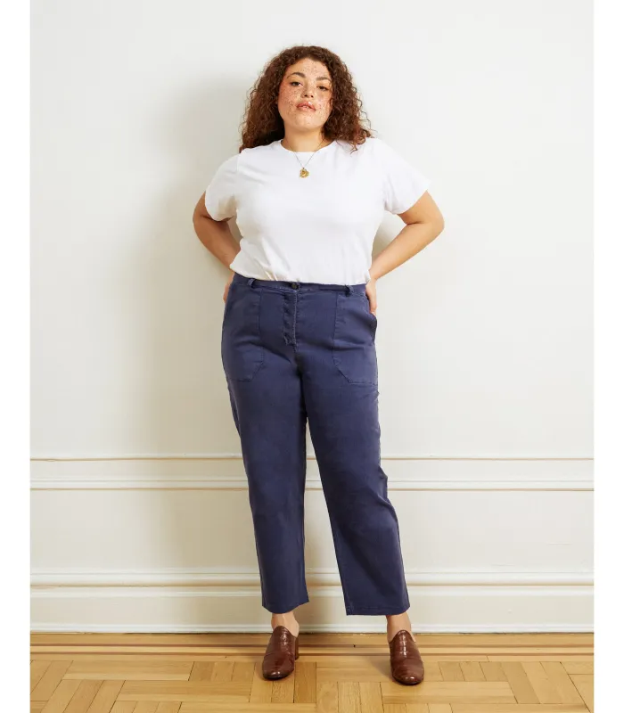 James Straight-Leg Work Pant - Twilight sold by Loup