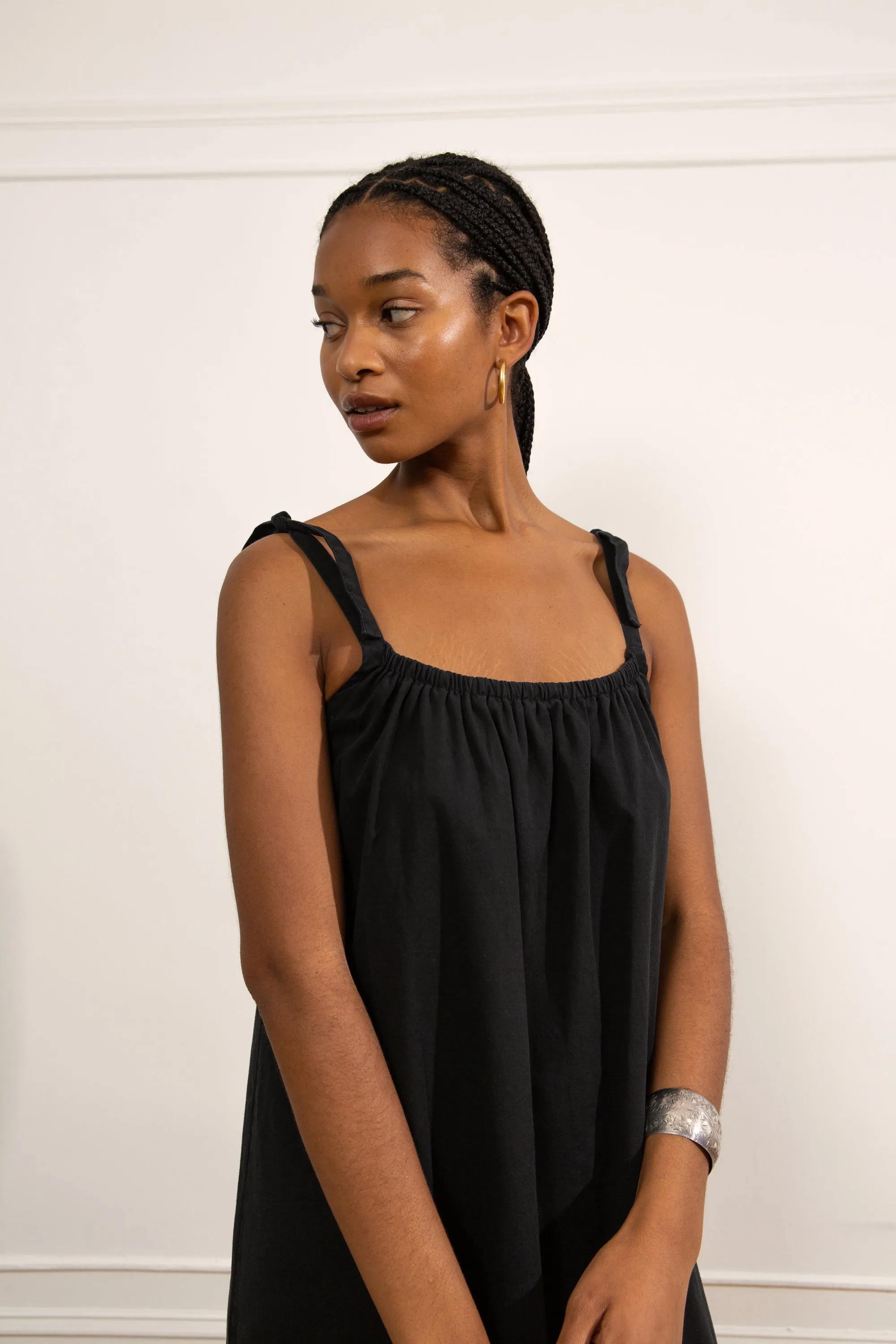 Penelope Tie Strap Dress - Black sold by Loup product image thumbnail 5