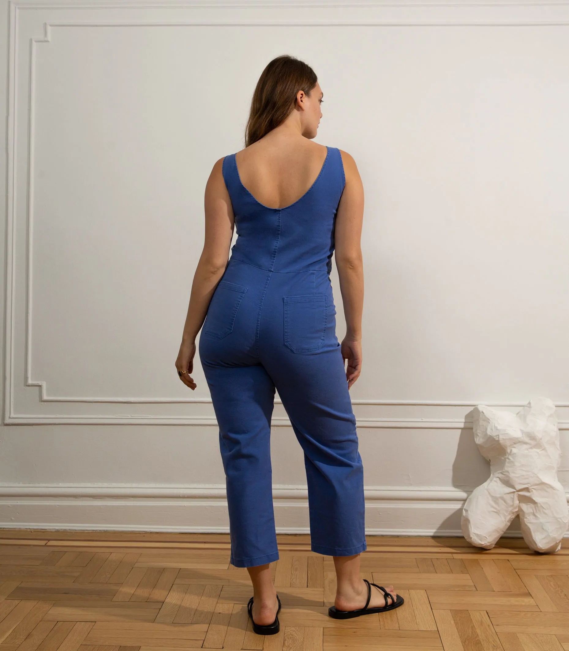 Claire Sleeveless Buckle Jumpsuit - Royal sold by Loup product image thumbnail 2