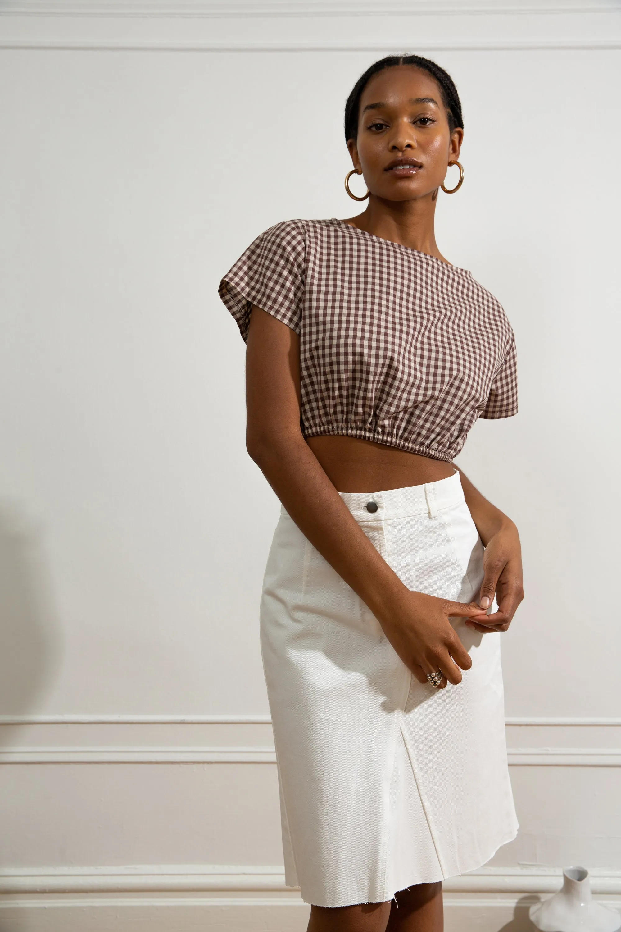 Daria Pencil Skirt - White sold by Loup product image thumbnail 3