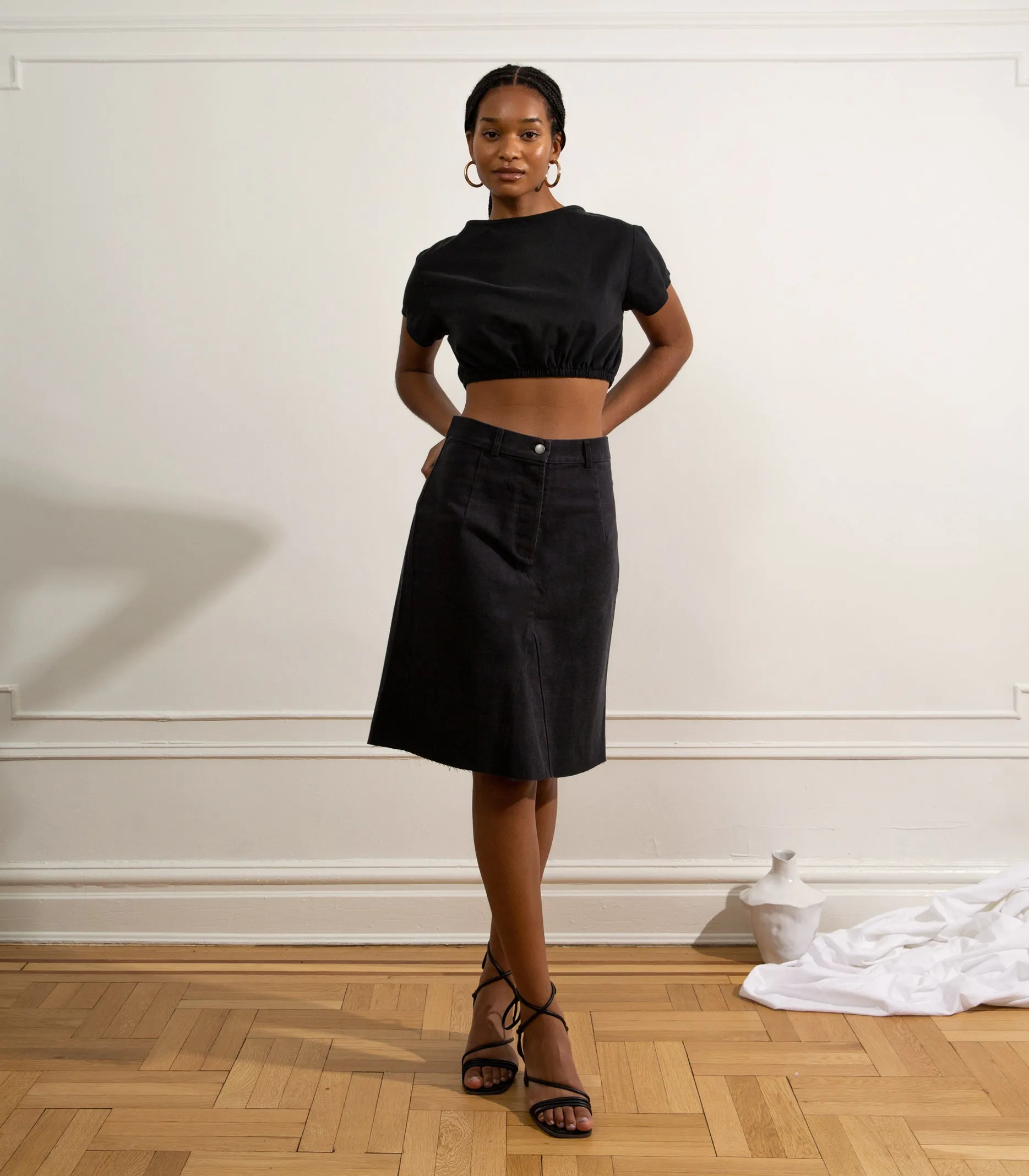 Daria Pencil Skirt - Black sold by Loup product image thumbnail 4