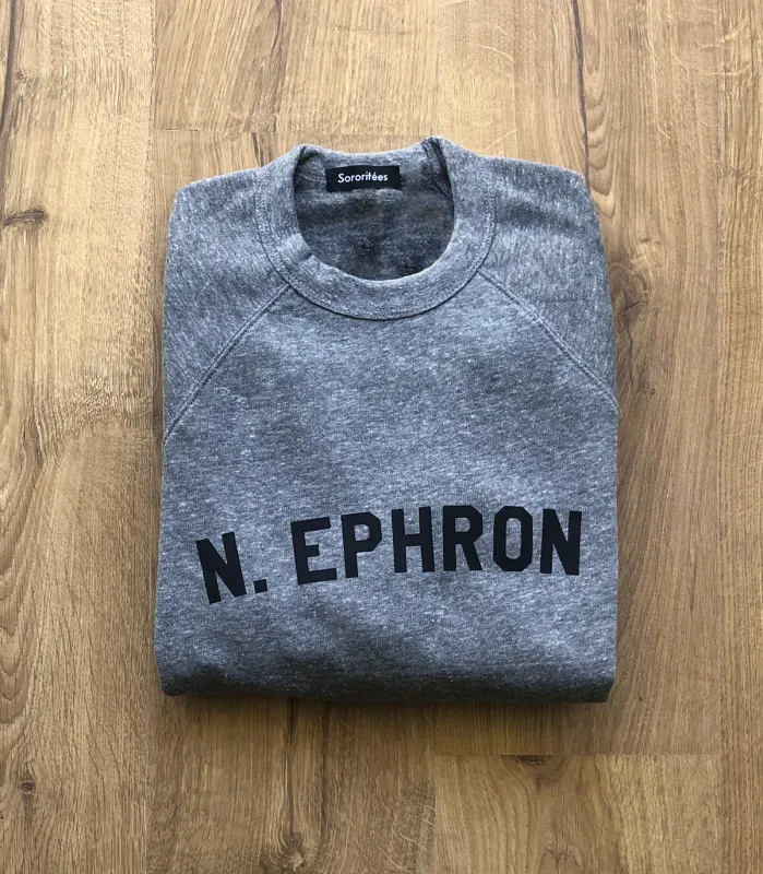 N. Ephron Sweatshirt - Heather Gray made by Loup
