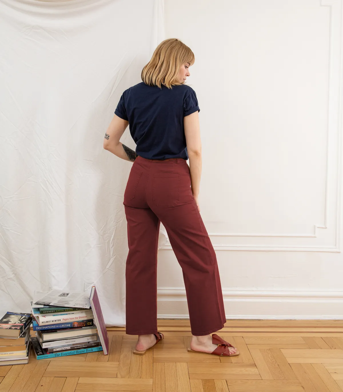 Toni Wide Ankle Pants - Terracotta sold by Loup product image thumbnail 2