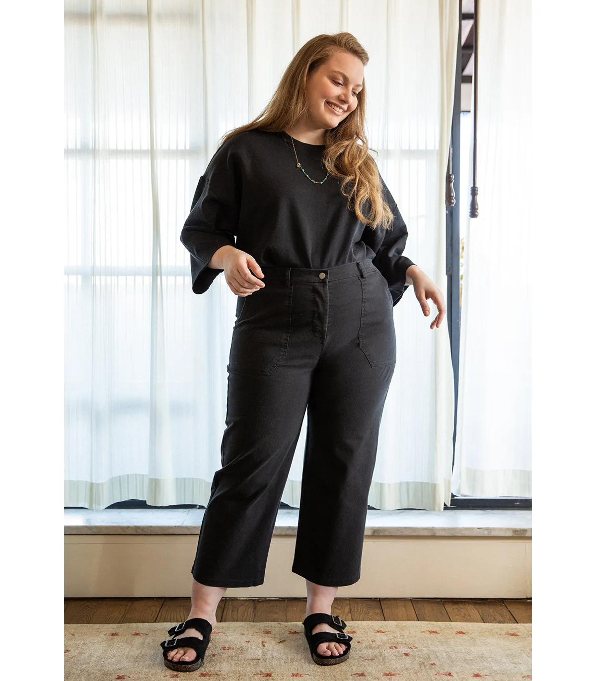 James Straight-Leg Work Pant - Black sold by Loup product image thumbnail 4