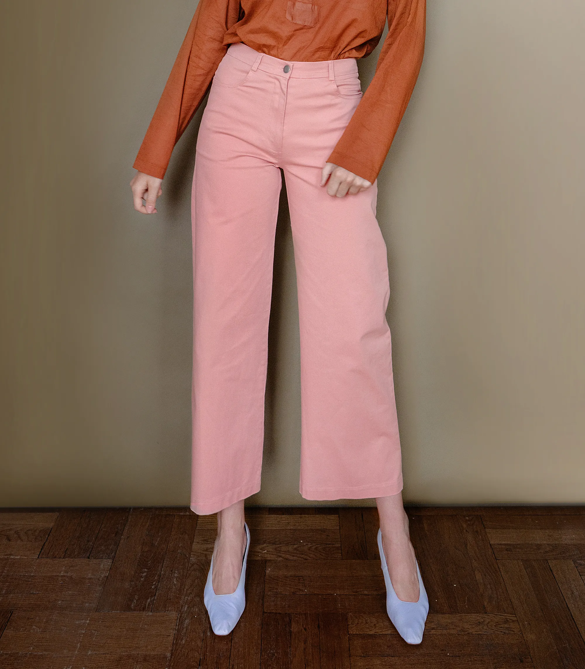 Toni Wide Ankle Pants - Rose sold by Loup product image thumbnail 2
