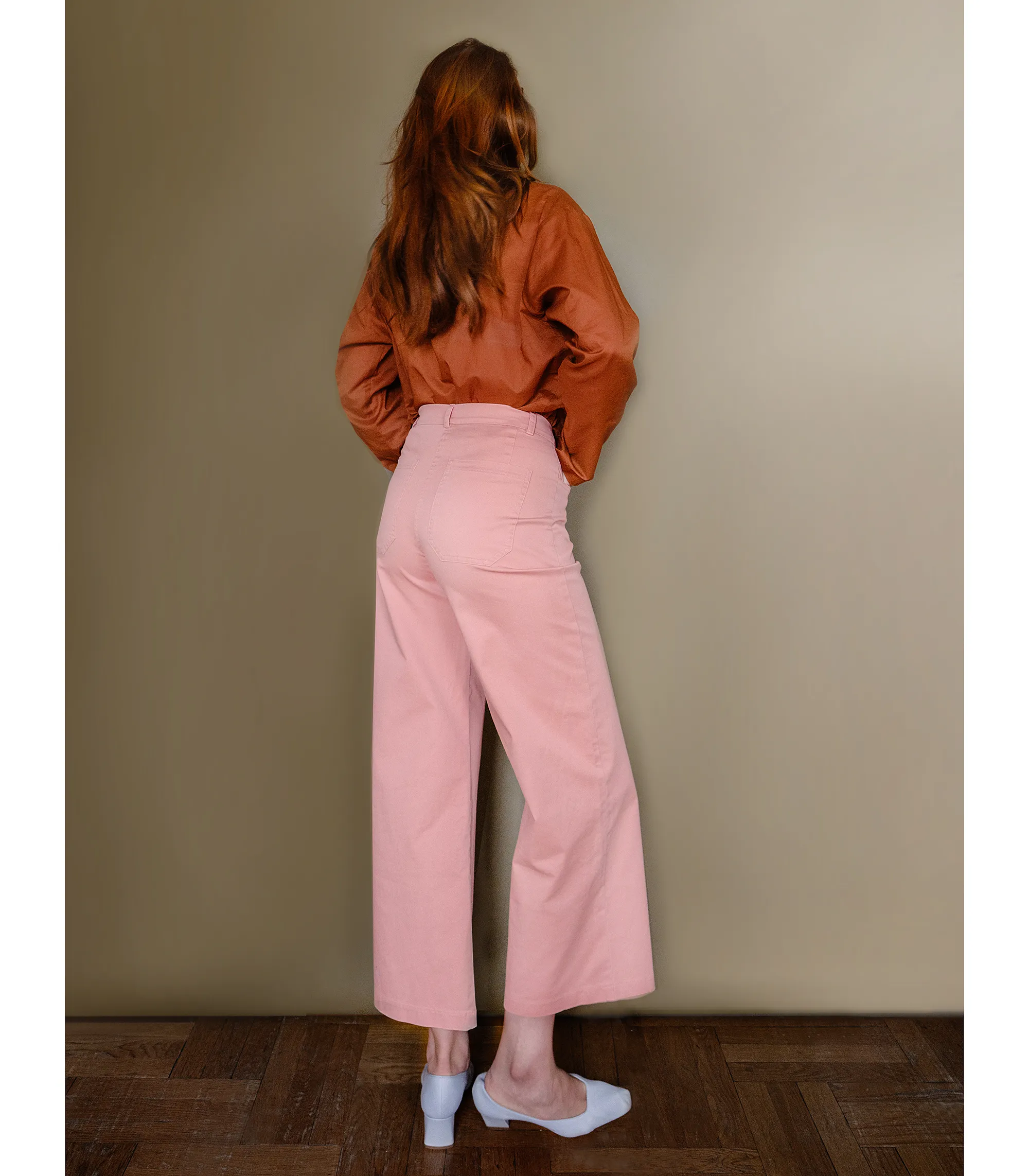 Toni Wide Ankle Pants - Rose sold by Loup product image thumbnail 3