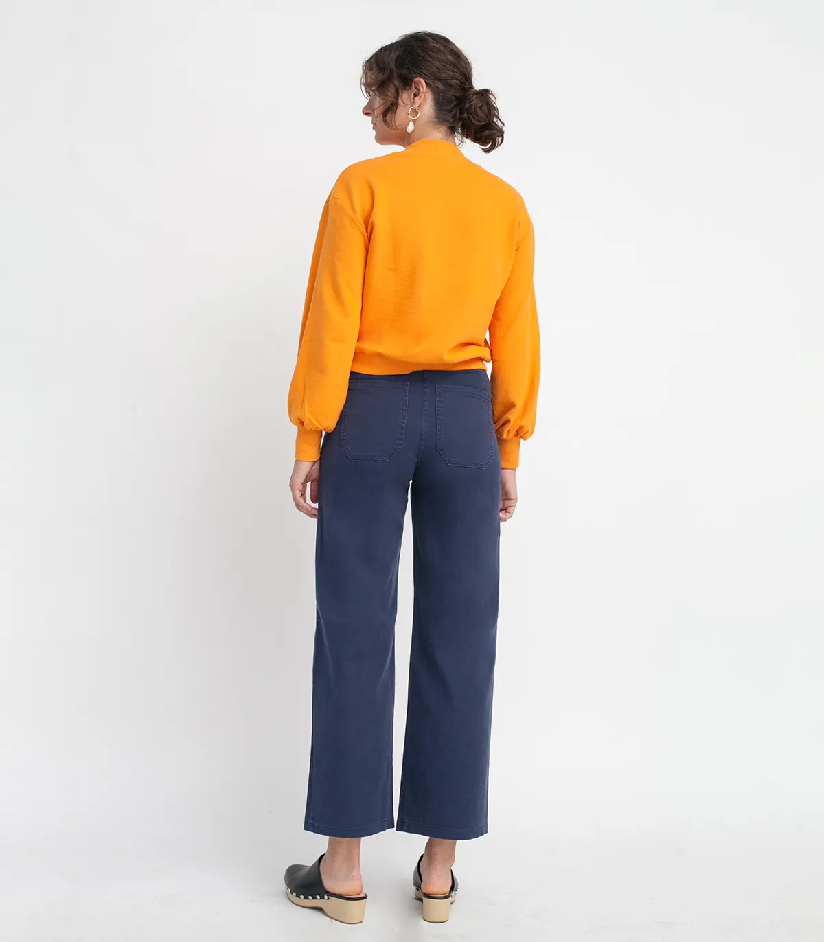 Toni Wide Ankle Pants - Navy sold by Loup product image thumbnail 5