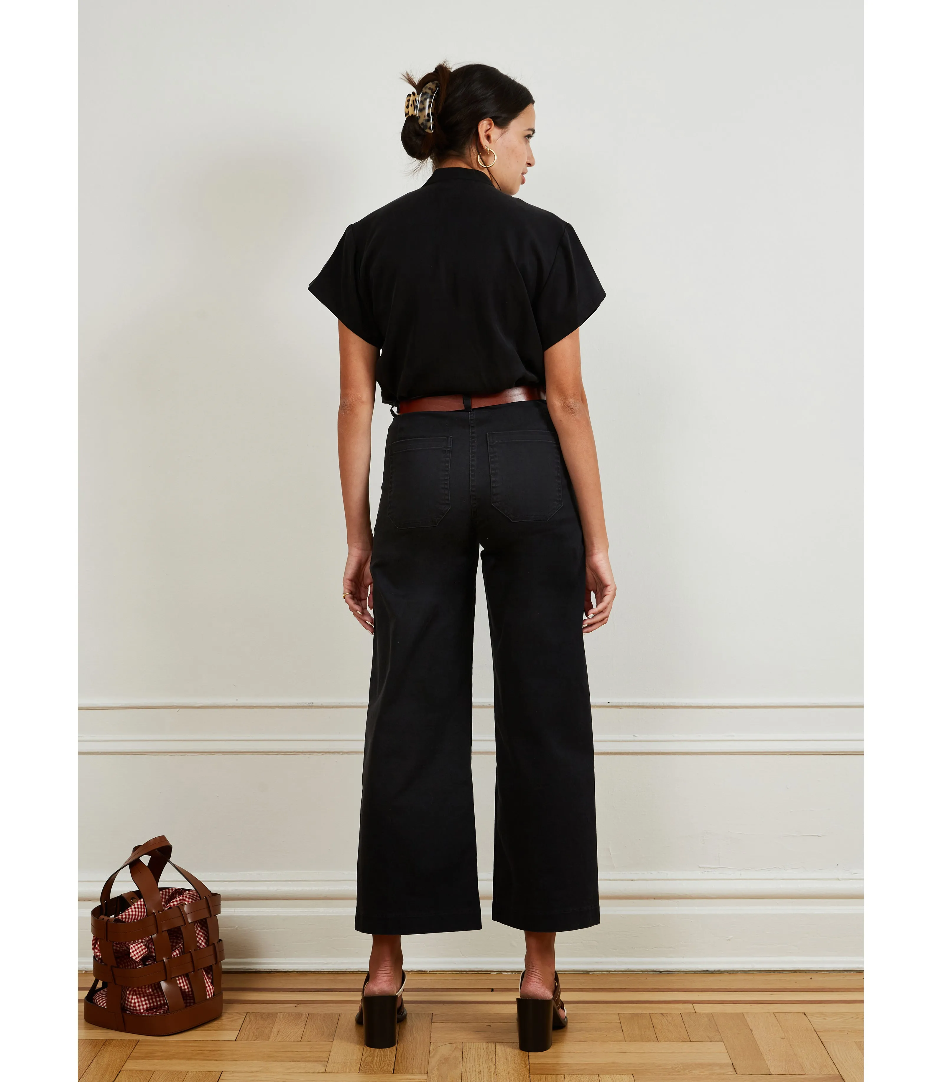Toni Wide Ankle Pants - Black sold by Loup product image thumbnail 2