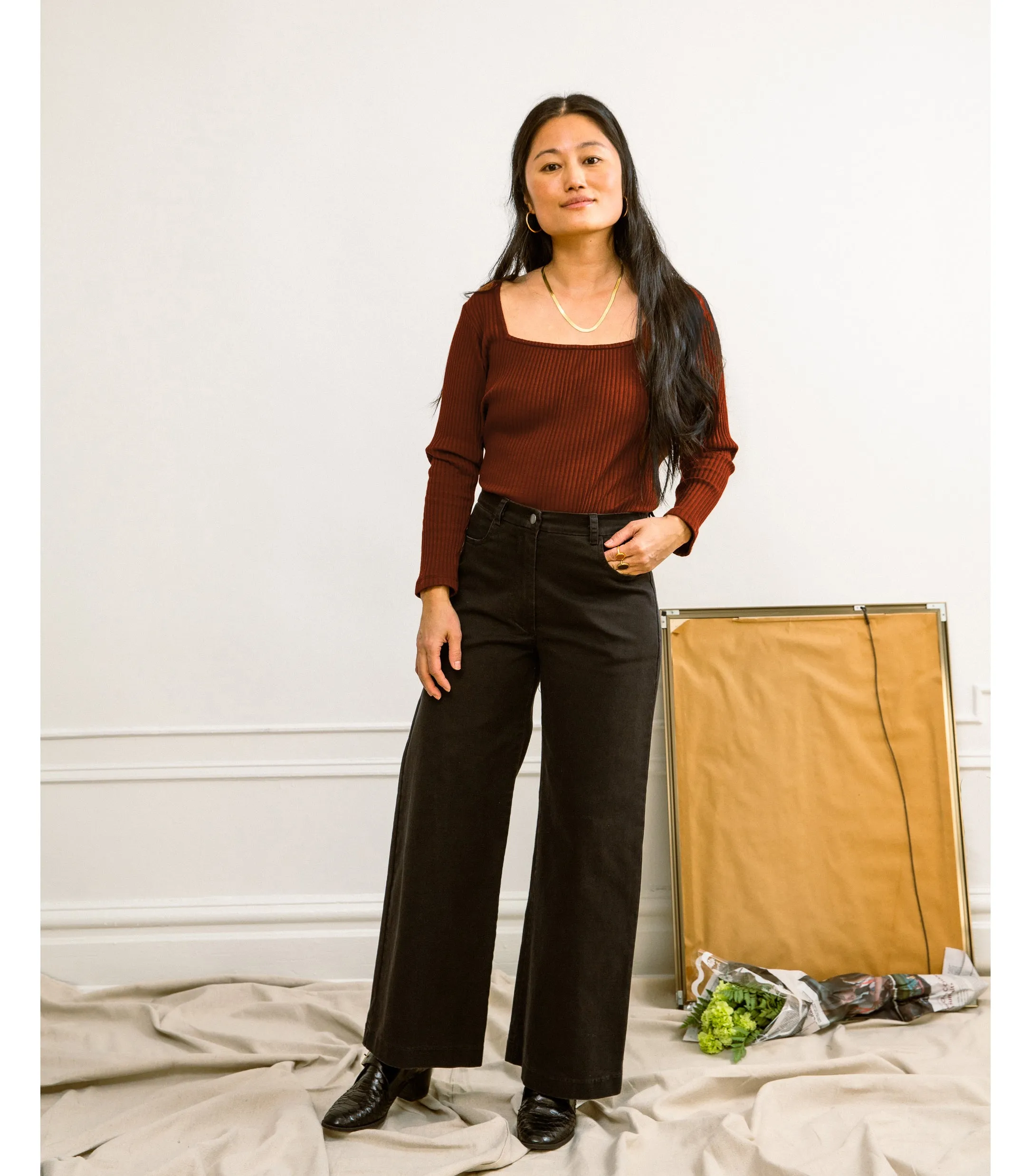 Toni Wide Ankle Pants - Black sold by Loup product image thumbnail 5