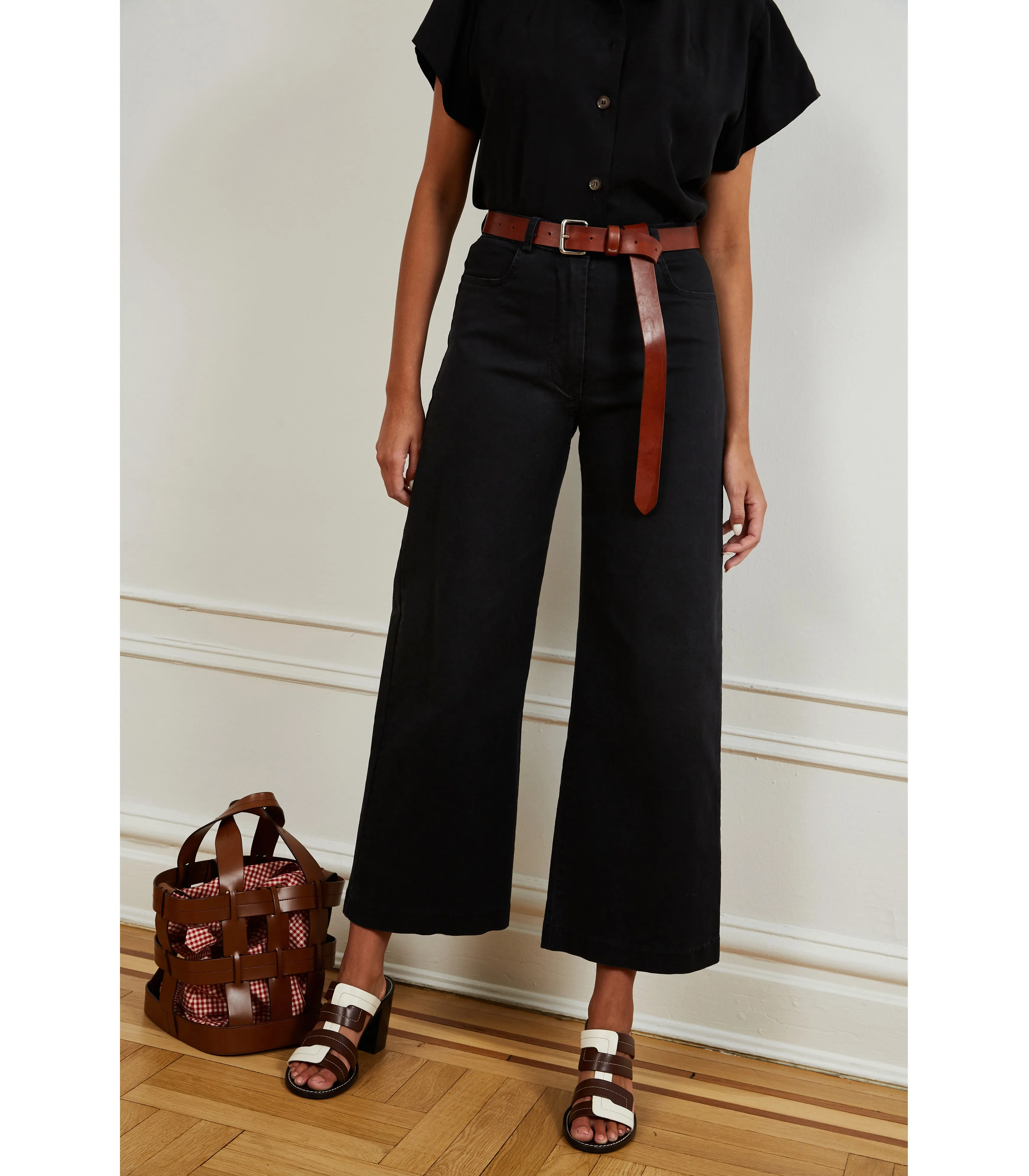 Toni Wide Ankle Pants - Black sold by Loup product image thumbnail 4