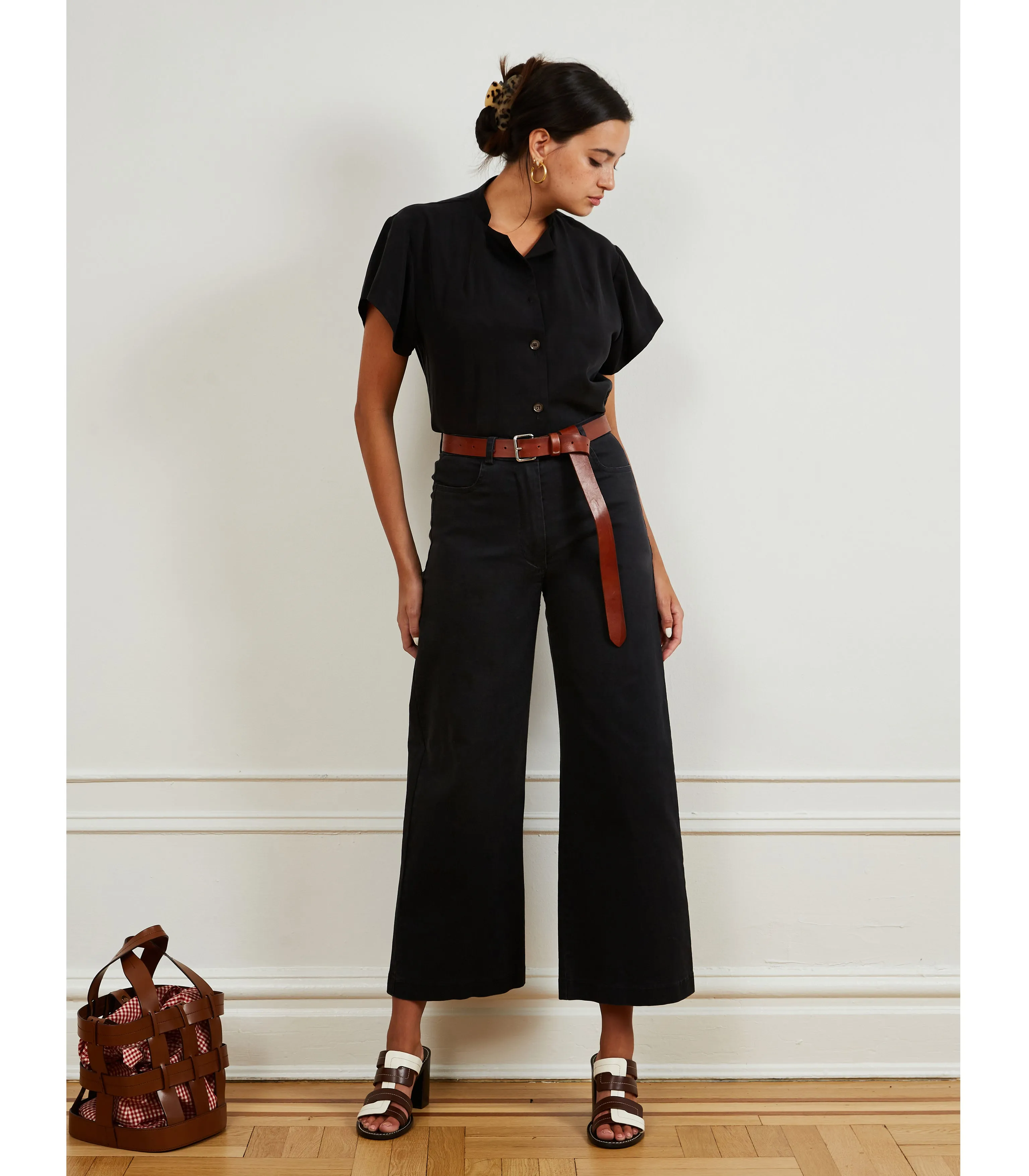 Toni Wide Ankle Pants - Black sold by Loup product image thumbnail 3