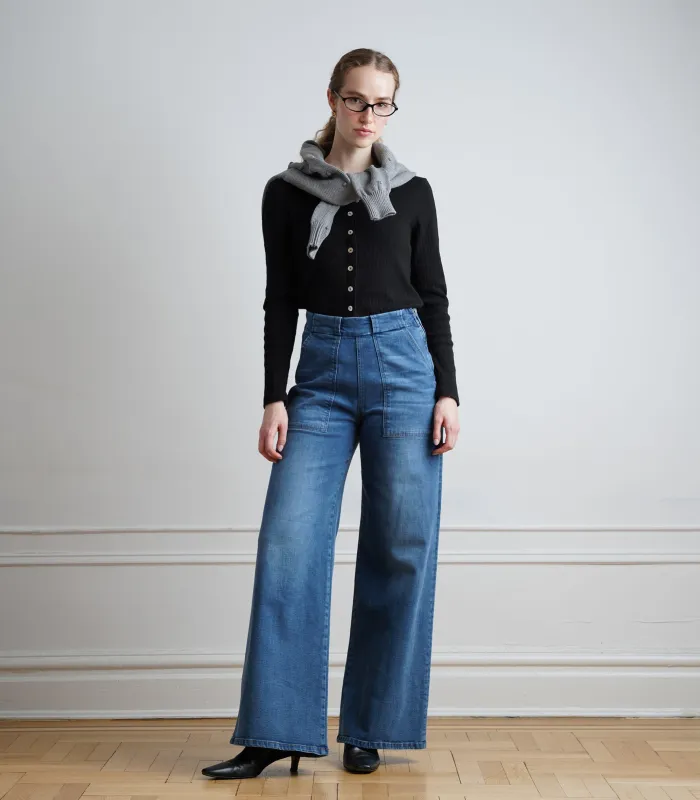 Long Sabrina Wide-Leg Jeans - Montecito AW26 made by Loup