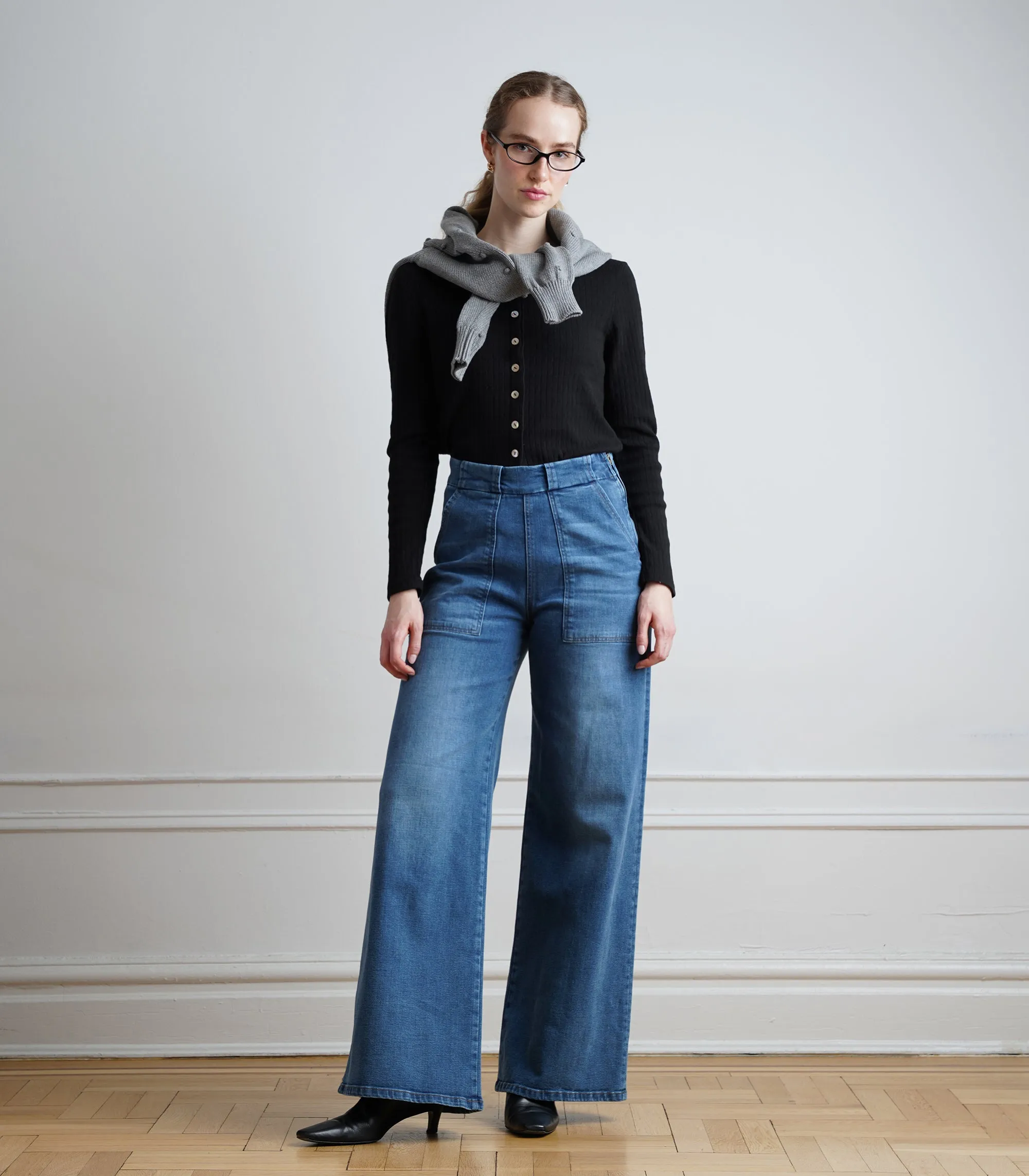 Long Sabrina Wide-Leg Jeans - Montecito AW26 sold by Loup
