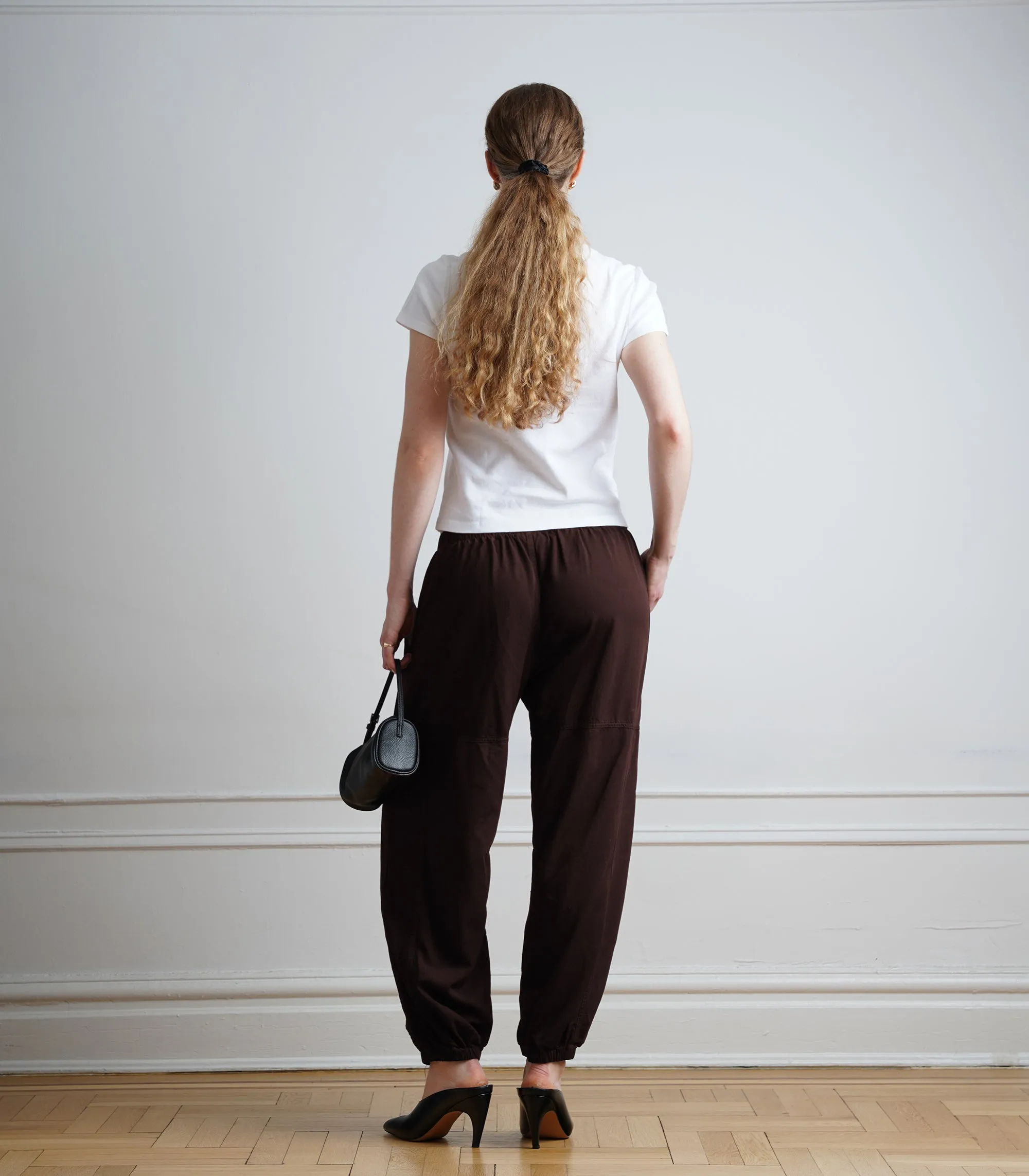 Angie Silky Parachute Pants - Cacao AW26 sold by Loup product image thumbnail 2