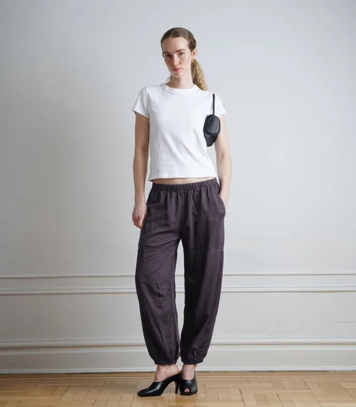 Angie Silky Parachute Pants - Fig AW26 made by Loup