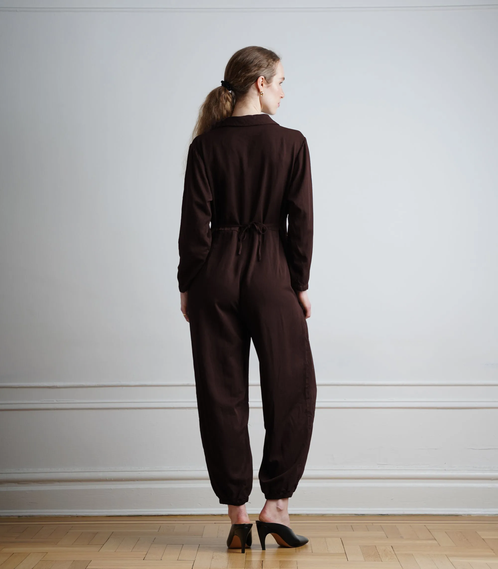 Monique Silky Parachute Jumpsuit - Cacao AW26 sold by Loup product image thumbnail 2