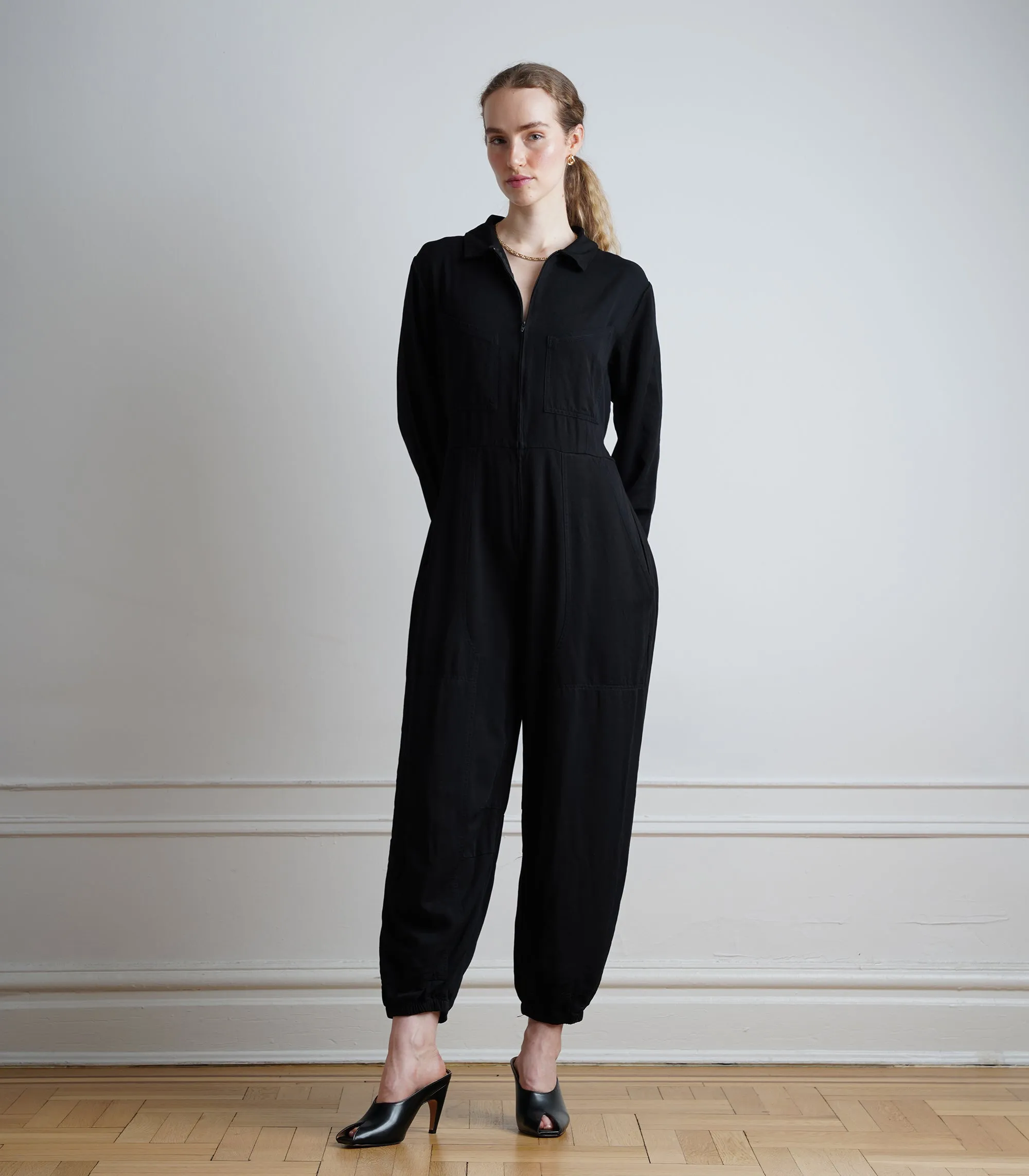 Monique Silky Parachute Jumpsuit - Black AW26 sold by Loup product image thumbnail 5