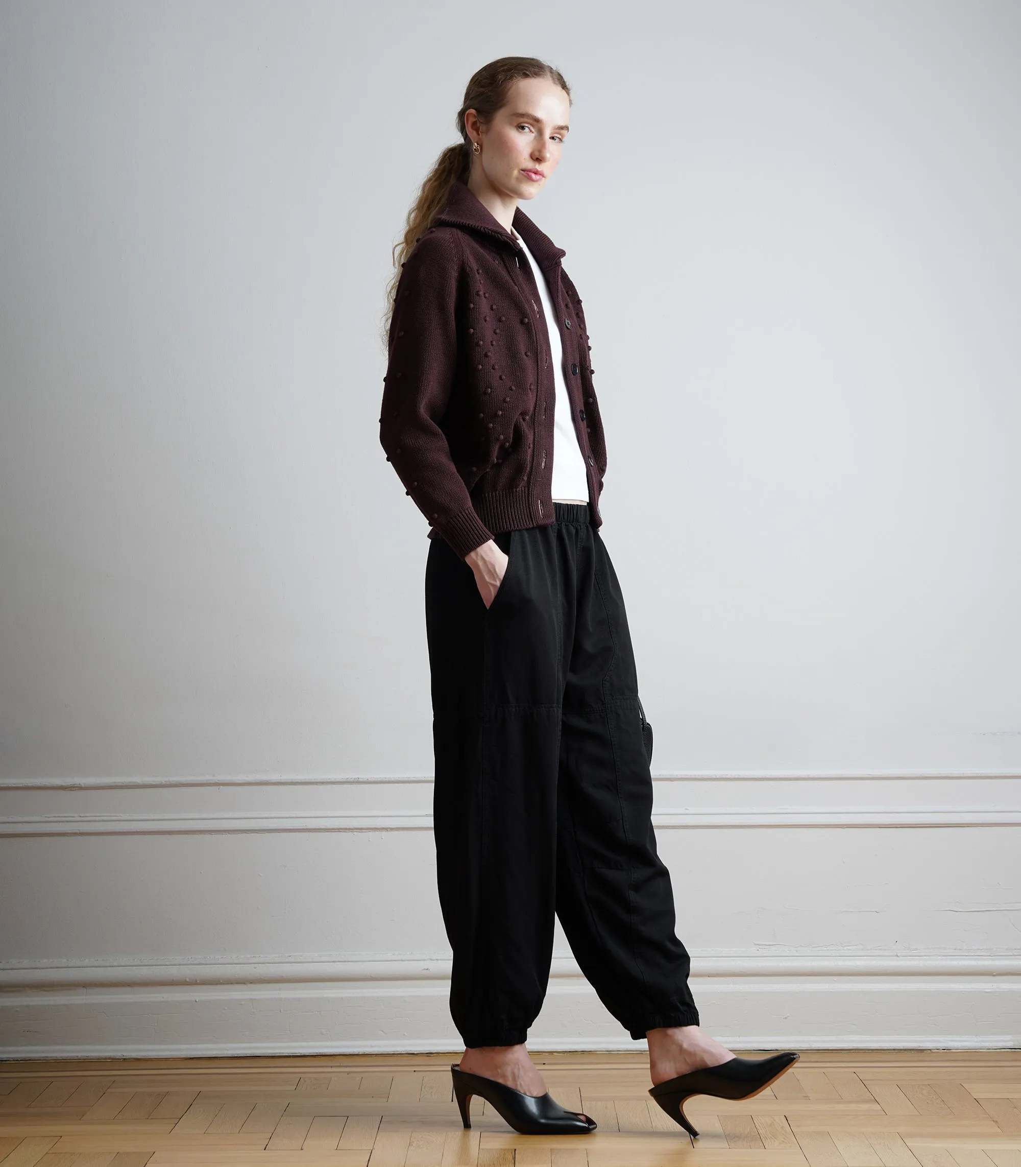 Judi Chunky Cable Knit Cardigan - Cacao AW26 sold by Loup product image thumbnail 4