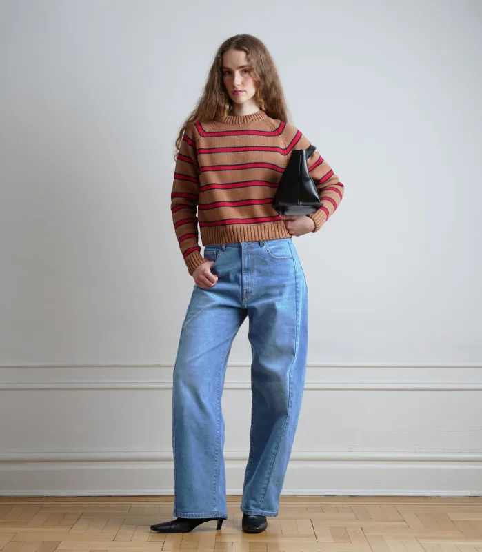 Allegra Long Barrel Jeans - Kauai AW26 made by Loup