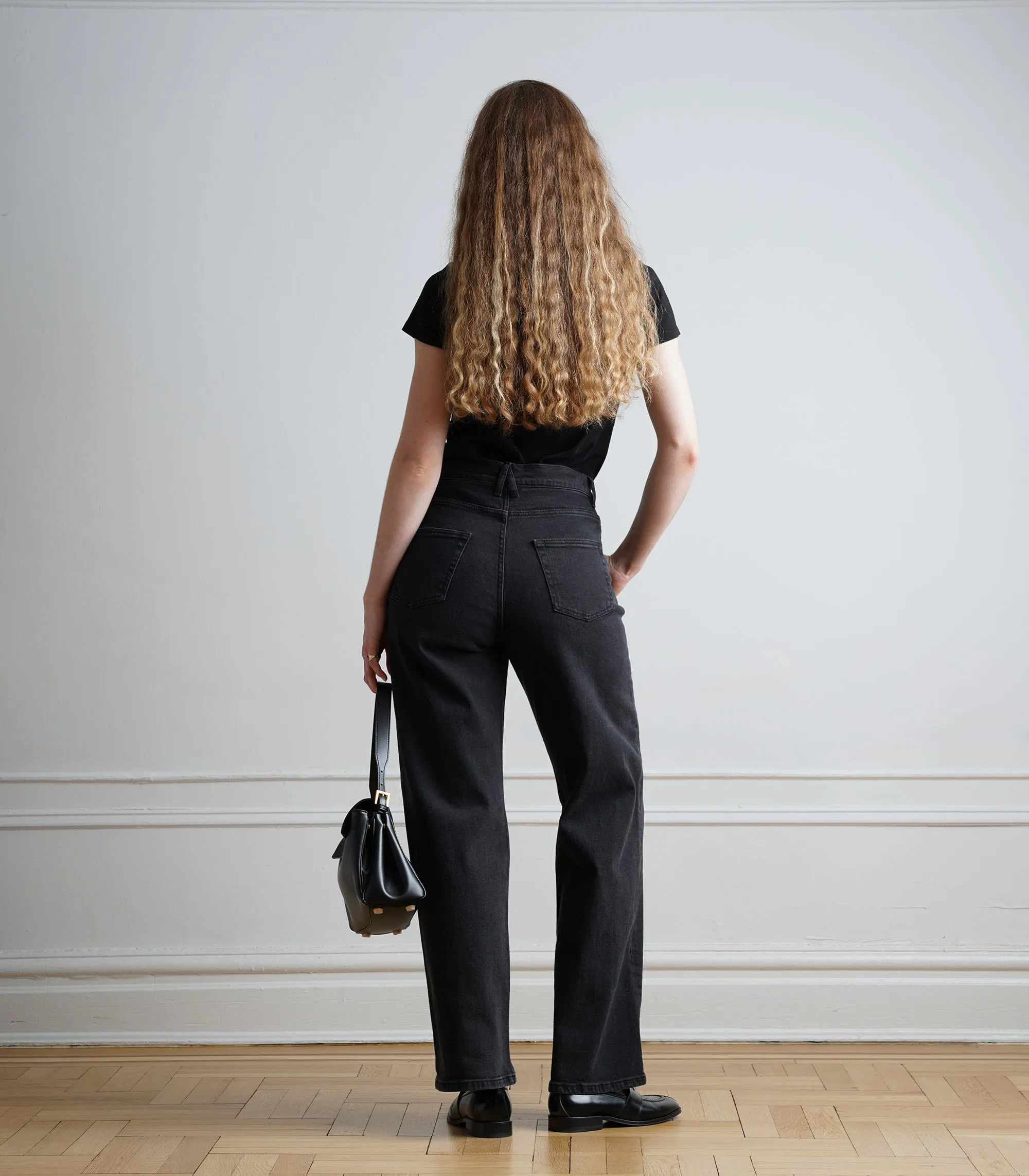Francois High Rise Wide Leg Jeans - Black AW26 sold by Loup product image thumbnail 2