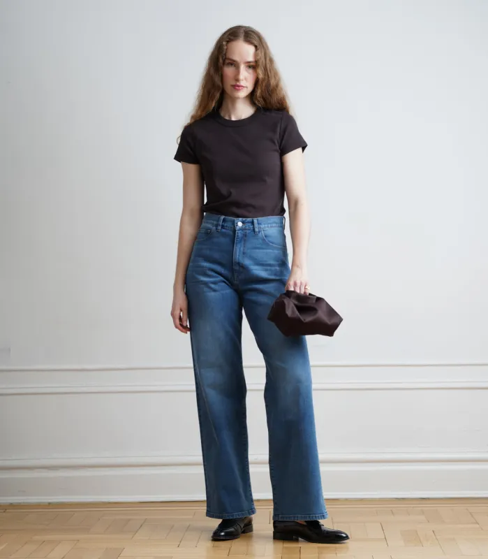 Francois High Rise Wide Leg Jeans - Montecito AW26 made by Loup