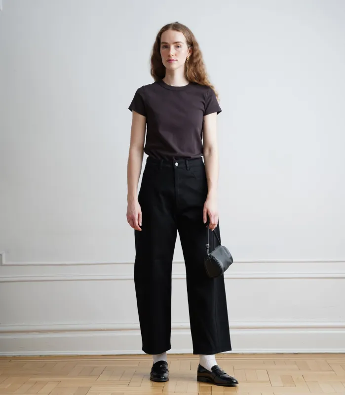 Jamie Barrel Leg Jeans - Black AW26 made by Loup