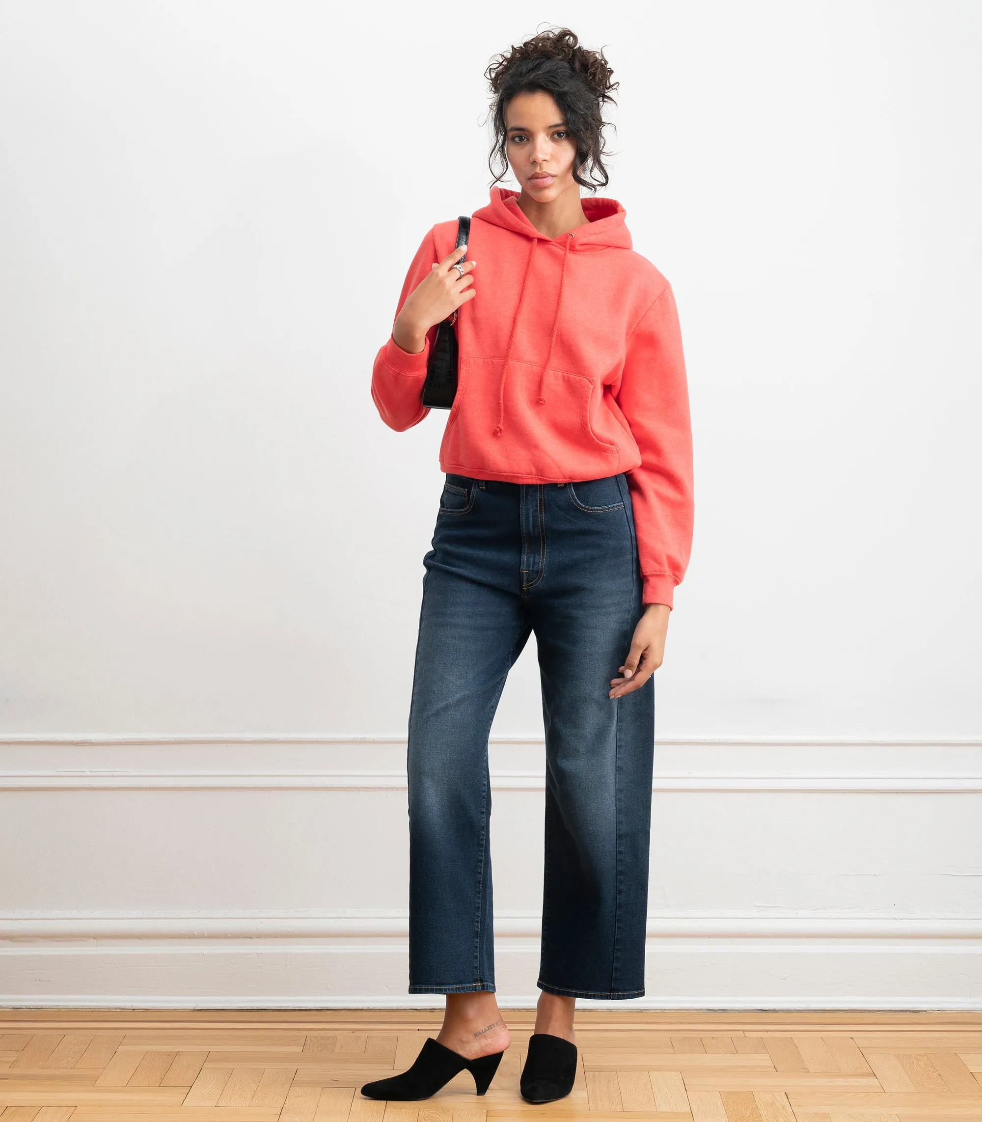 Jamie Barrel Leg Jeans - Cowboy sold by Loup