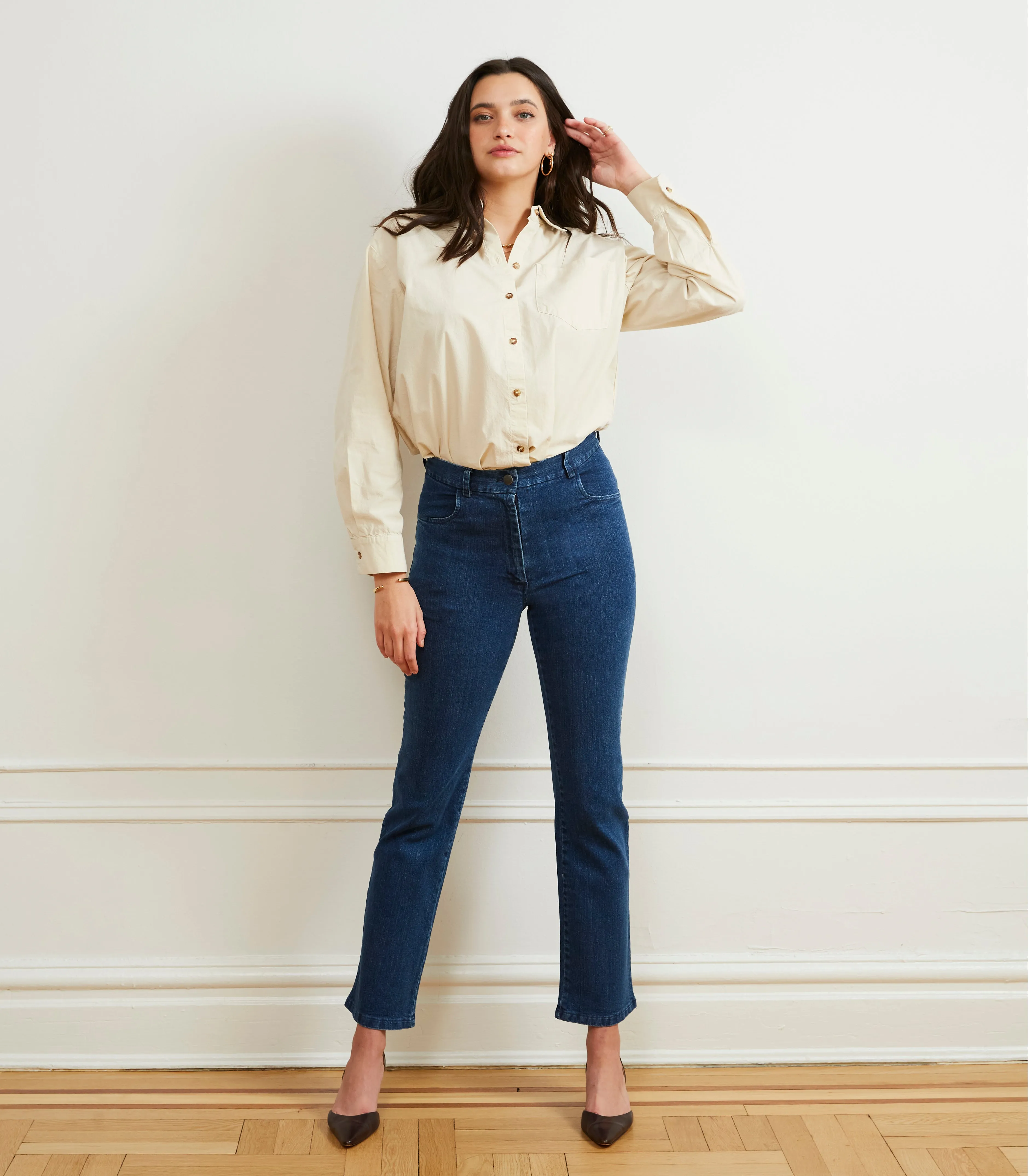Cleo Straight Ankle Jeans - Dark Indigo sold by Loup product image thumbnail 3