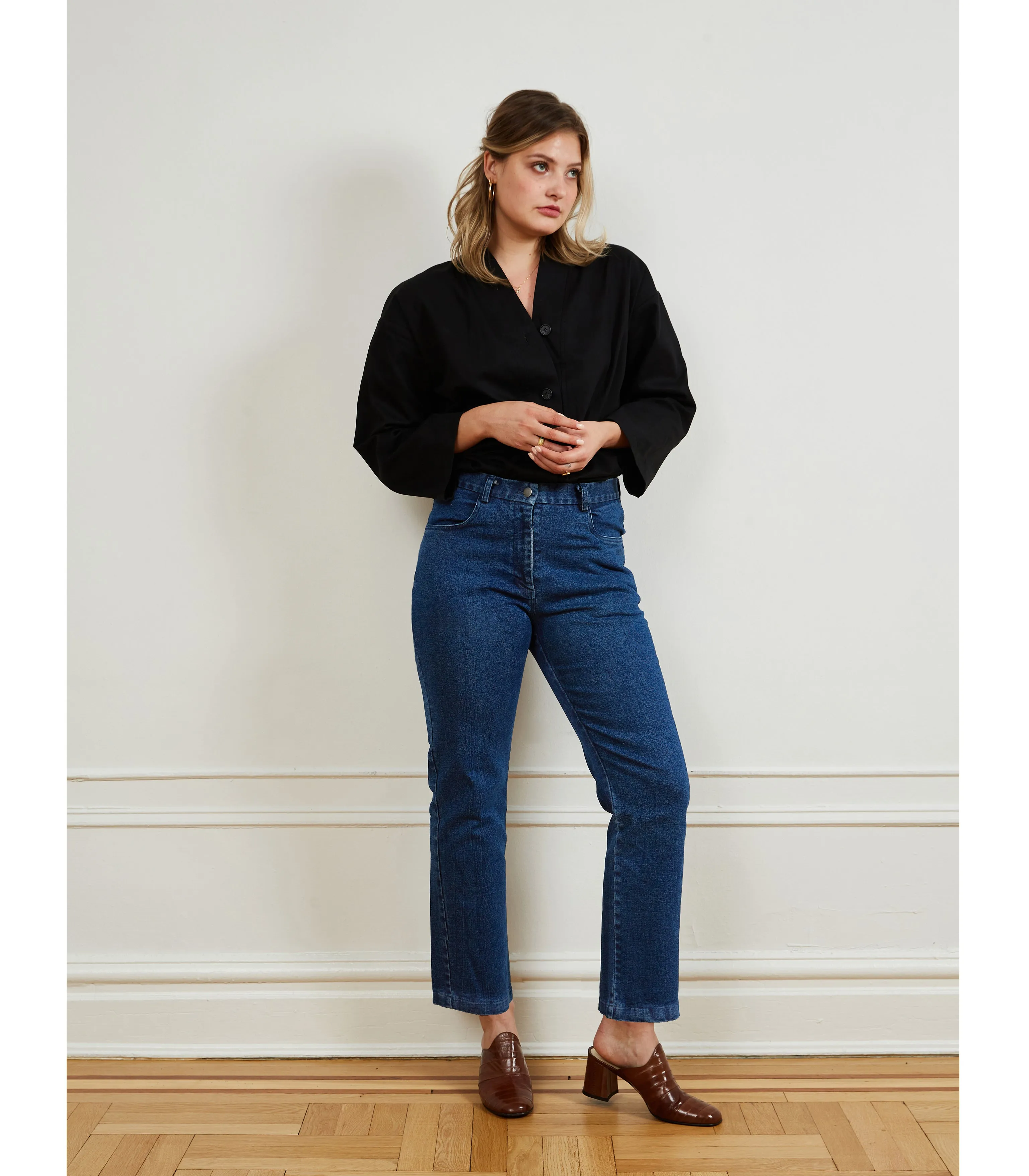 Cleo Straight Ankle Jeans - Dark Indigo sold by Loup product image thumbnail 4
