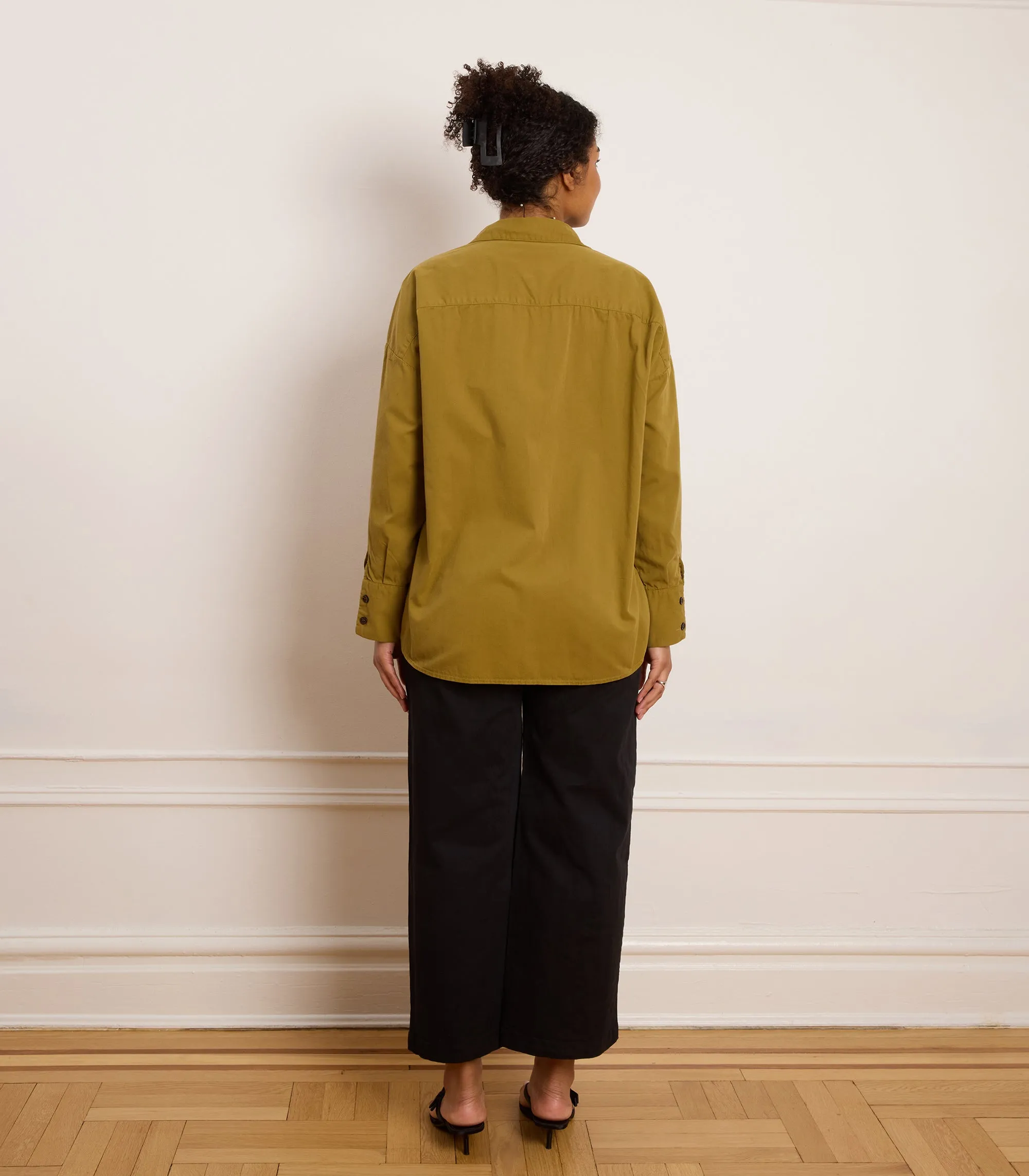 Daisy Oversized Button Up - Chartreuse sold by Loup product image thumbnail 2