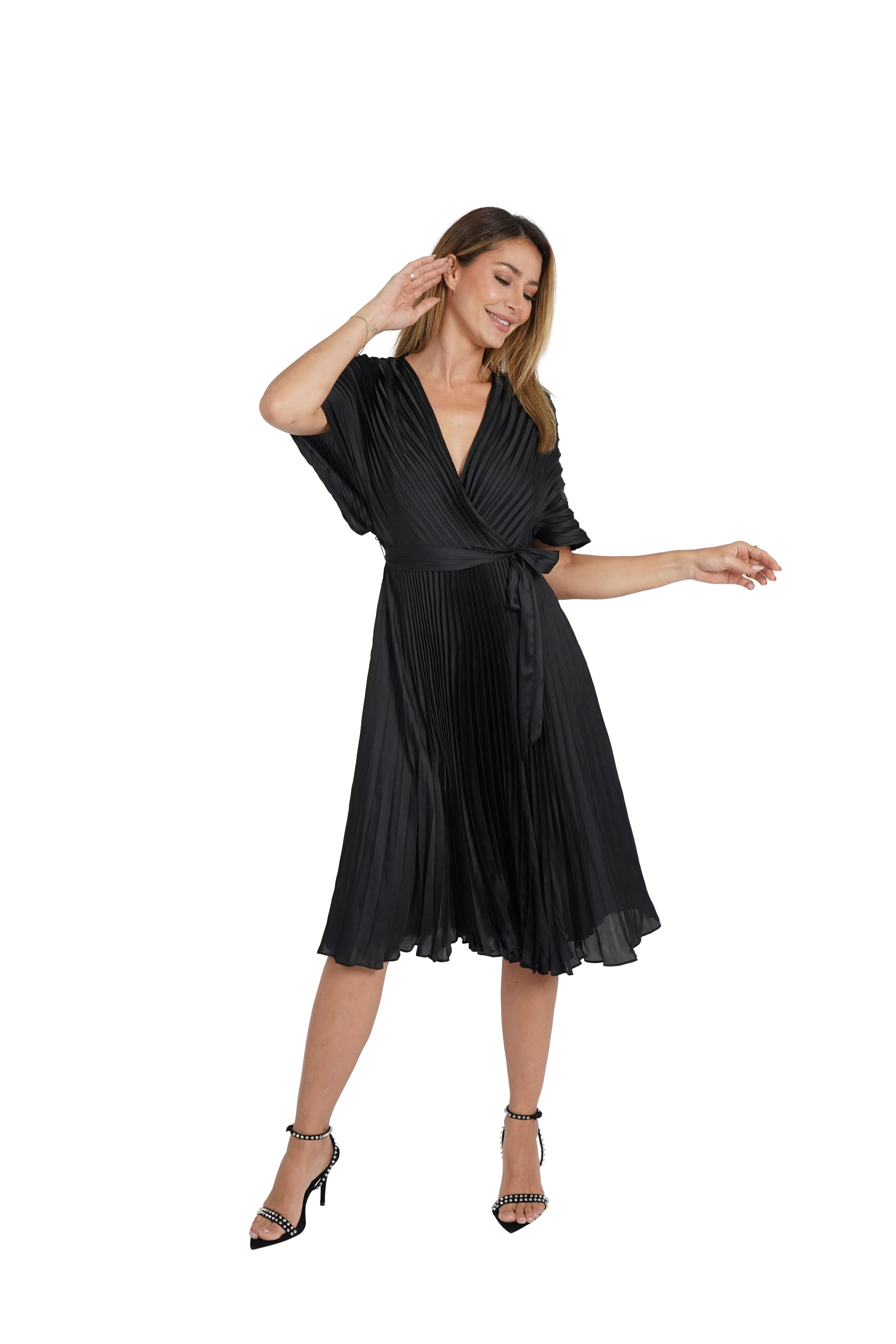 Diane Pleated Dress sold by Love Token product image thumbnail 3