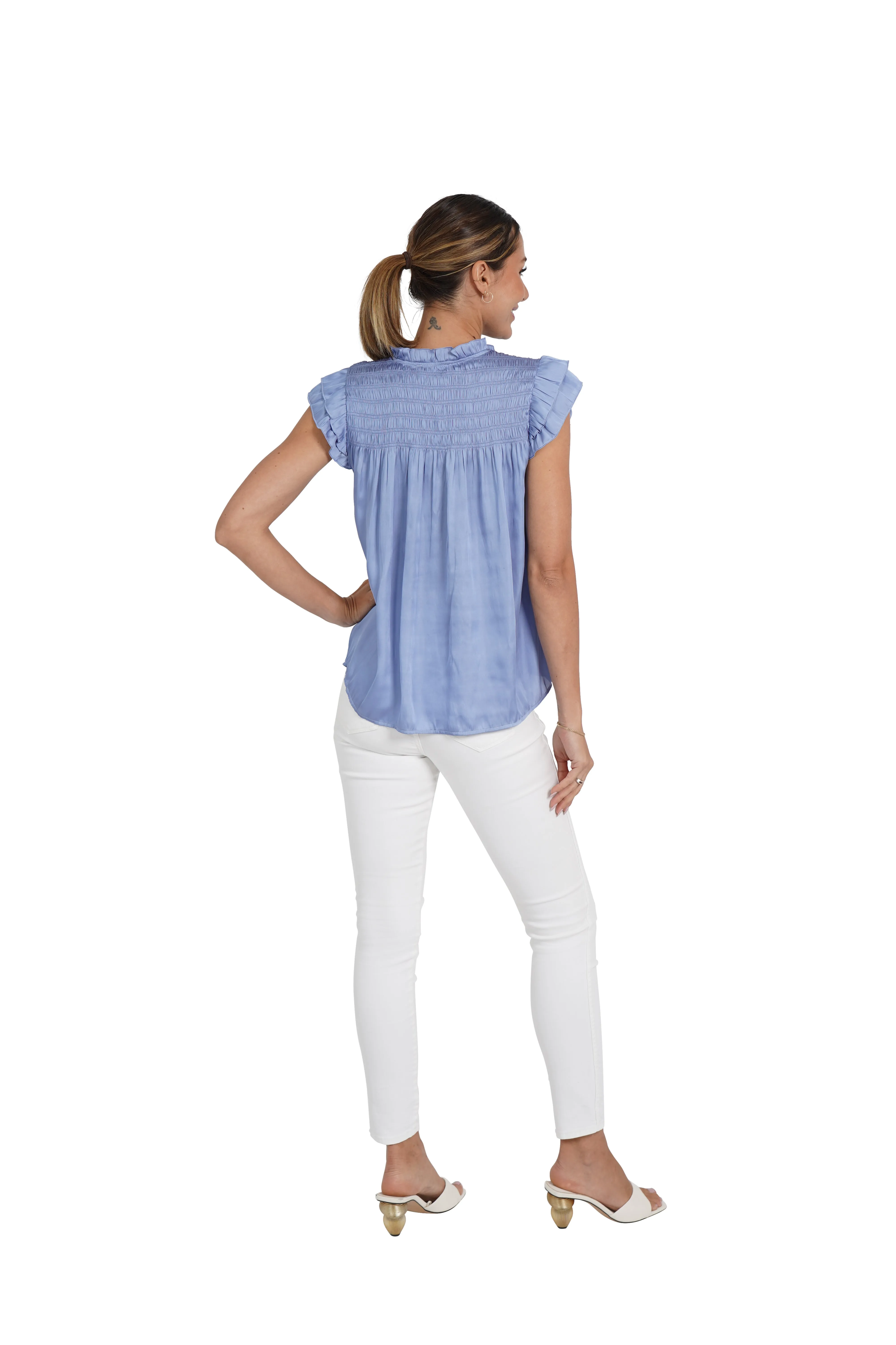 Agatha Ruffle Sleeve Top sold by Love Token product image thumbnail 4