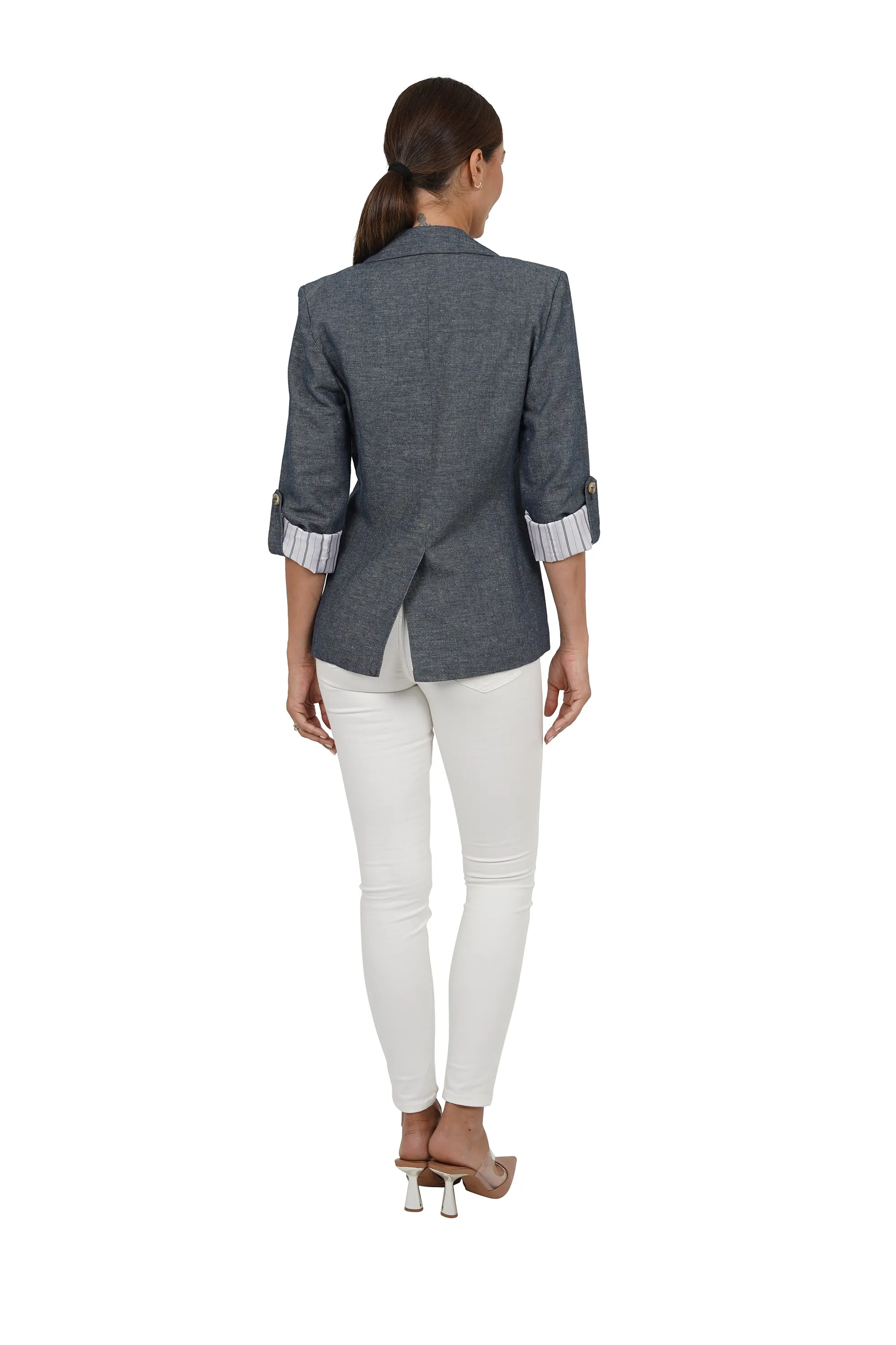 Robin Linen Blend Blazer sold by Love Token product image thumbnail 5