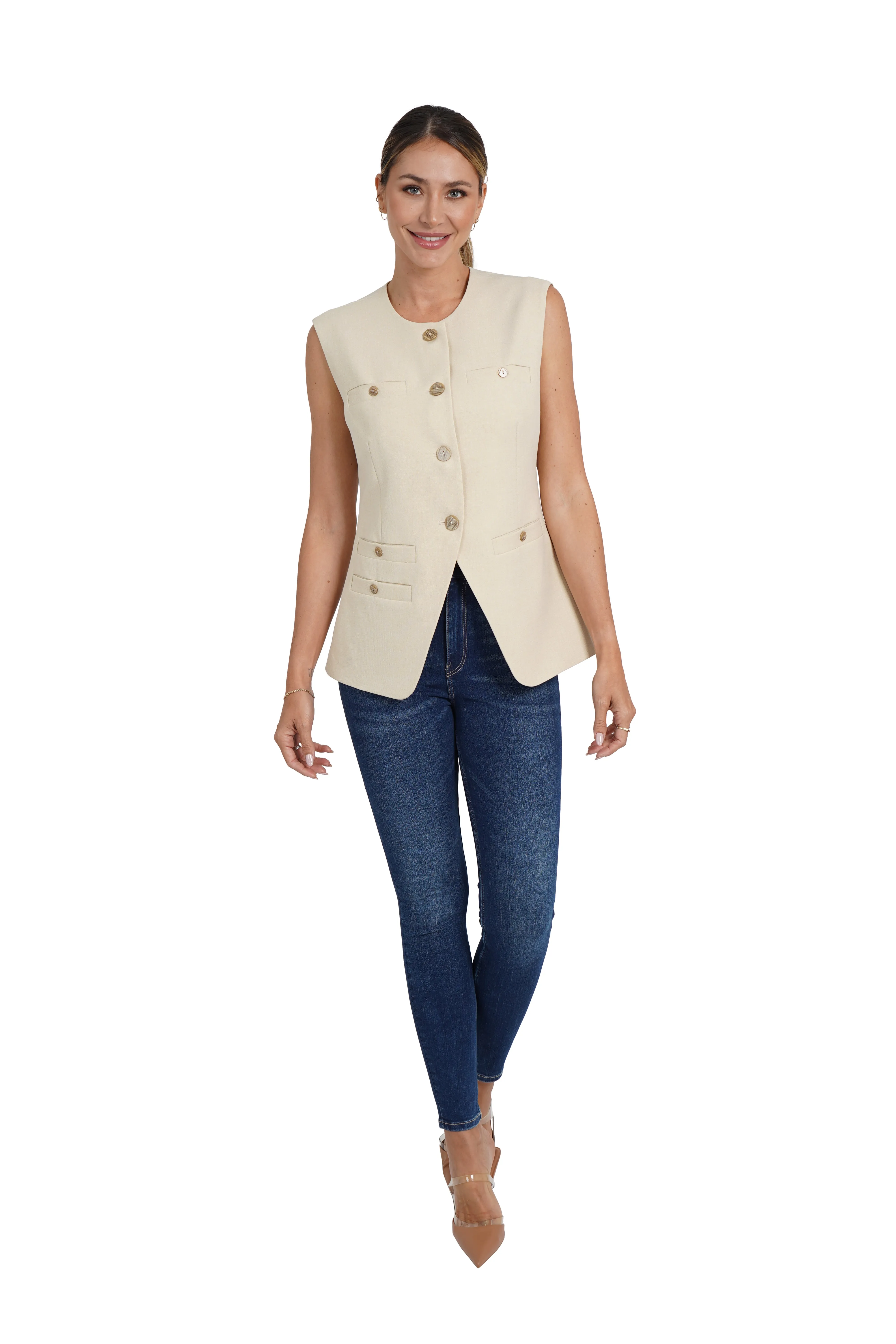 Hailey Woven Vest sold by Love Token product image thumbnail 3