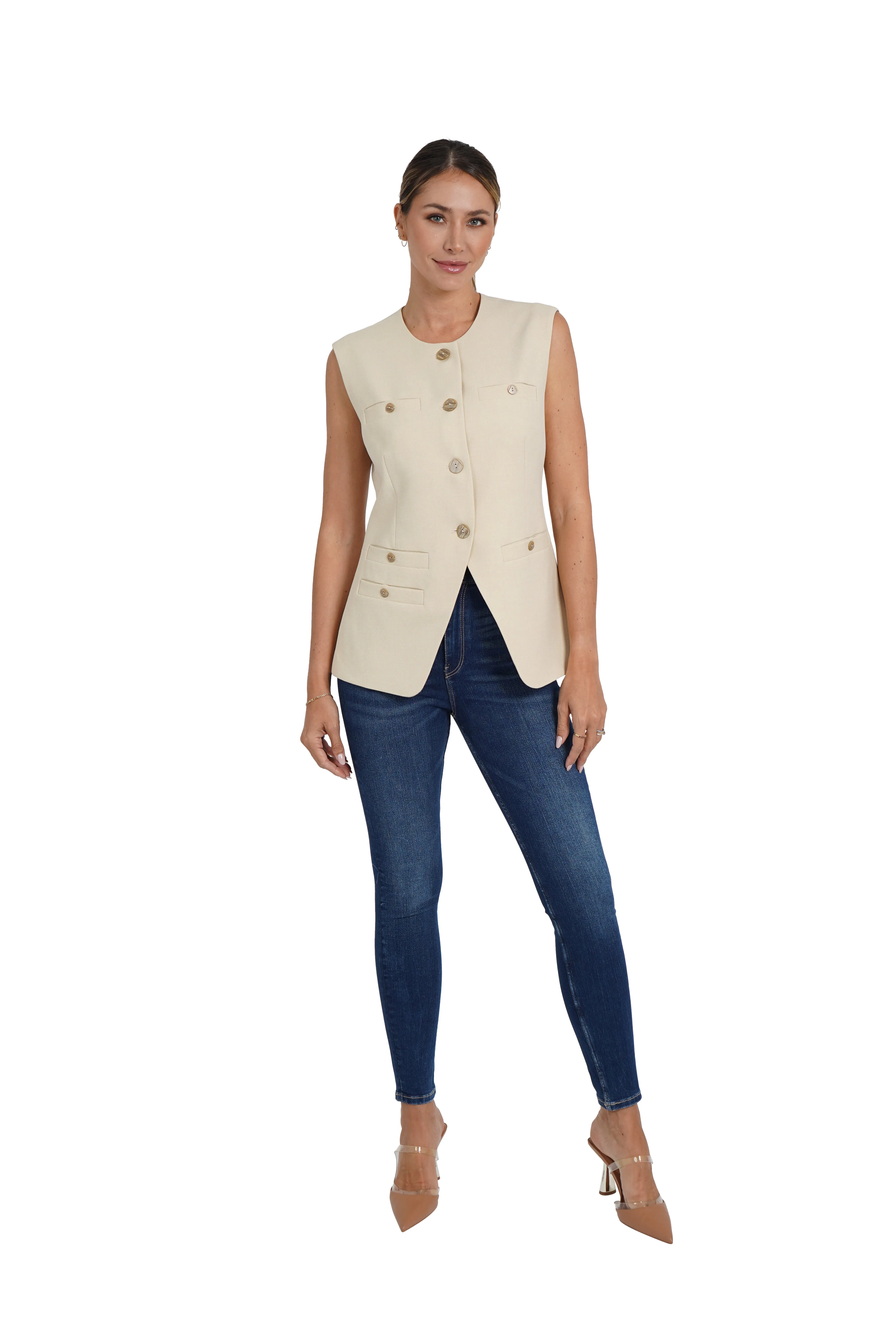 Hailey Woven Vest sold by Love Token product image thumbnail 2