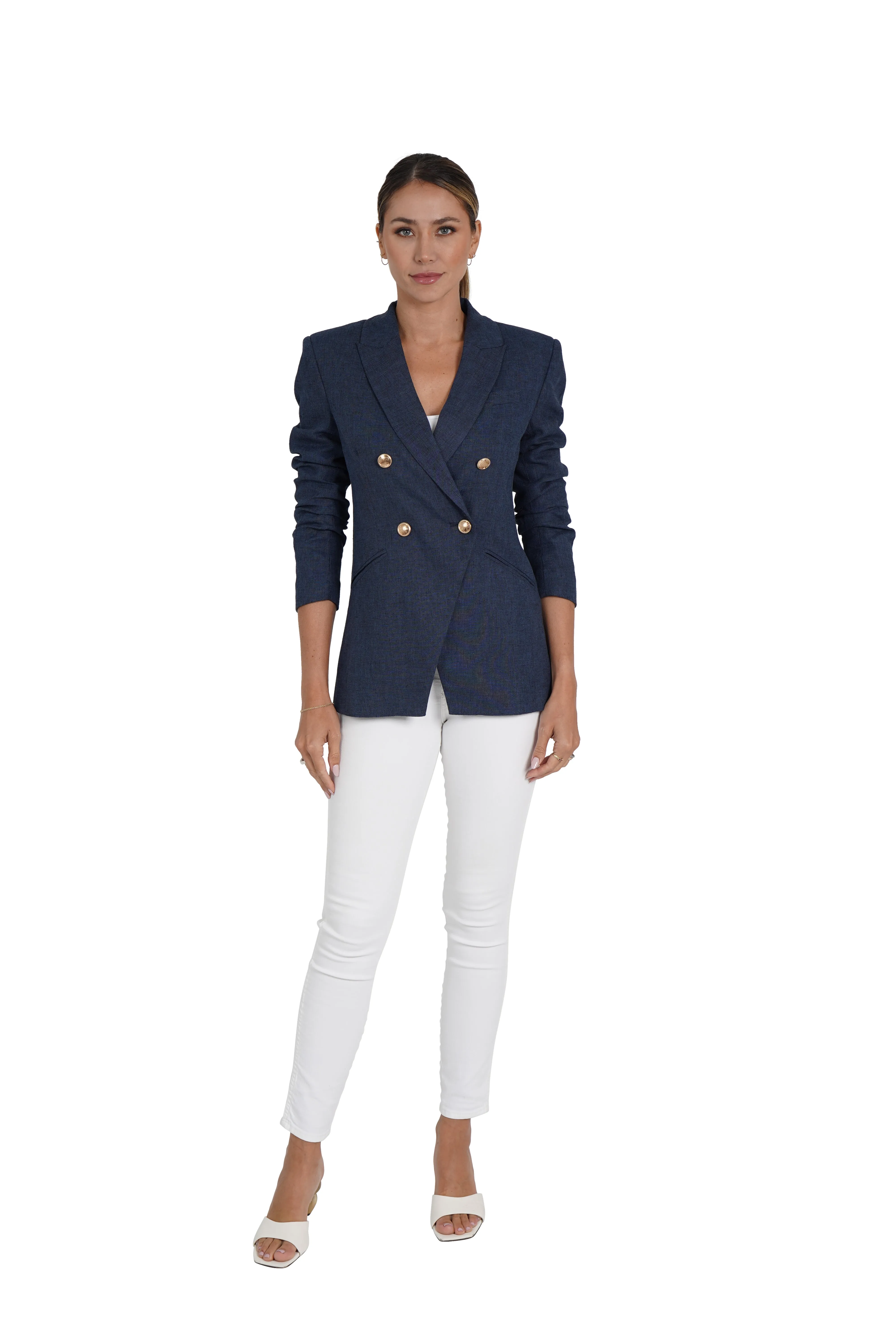 Bessie Linen Blend Blazer sold by Love Token product image thumbnail 2