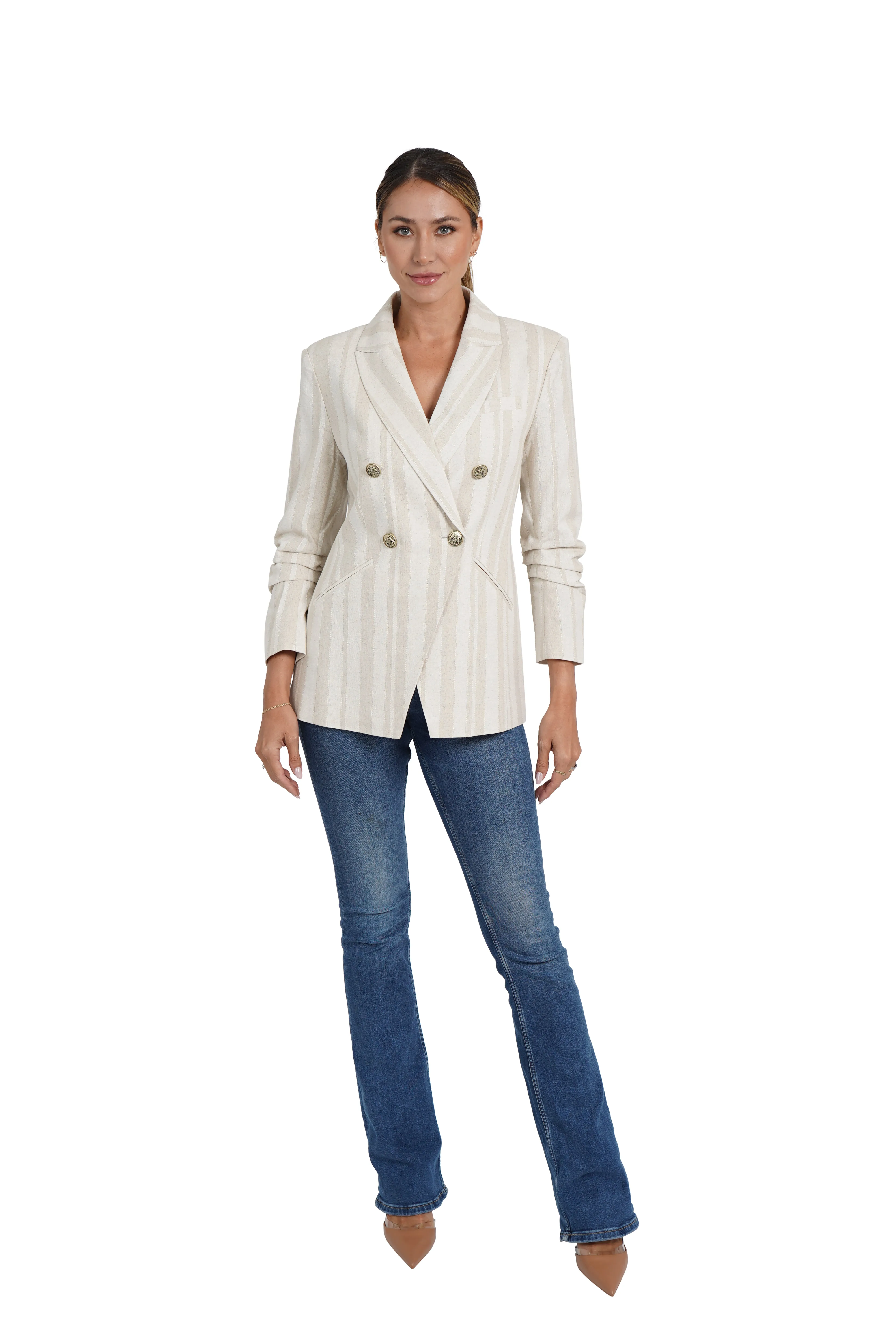 Cheryl Linen Blazer sold by Love Token product image thumbnail 2