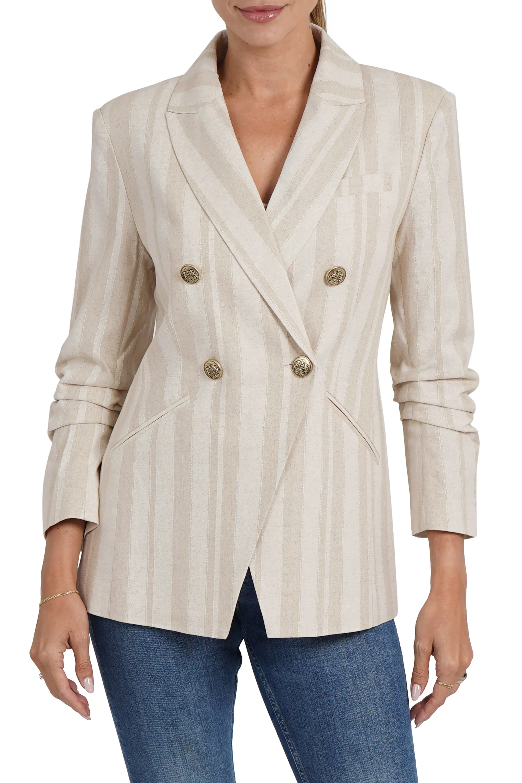 Cheryl Linen Blazer sold by Love Token