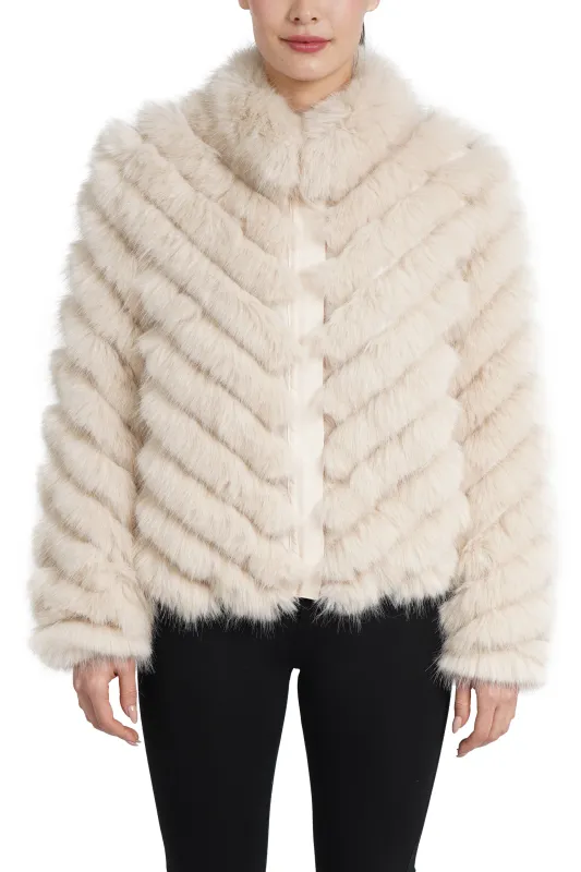 Julissa Faux Fur Reversible Jacket sold by Love Token