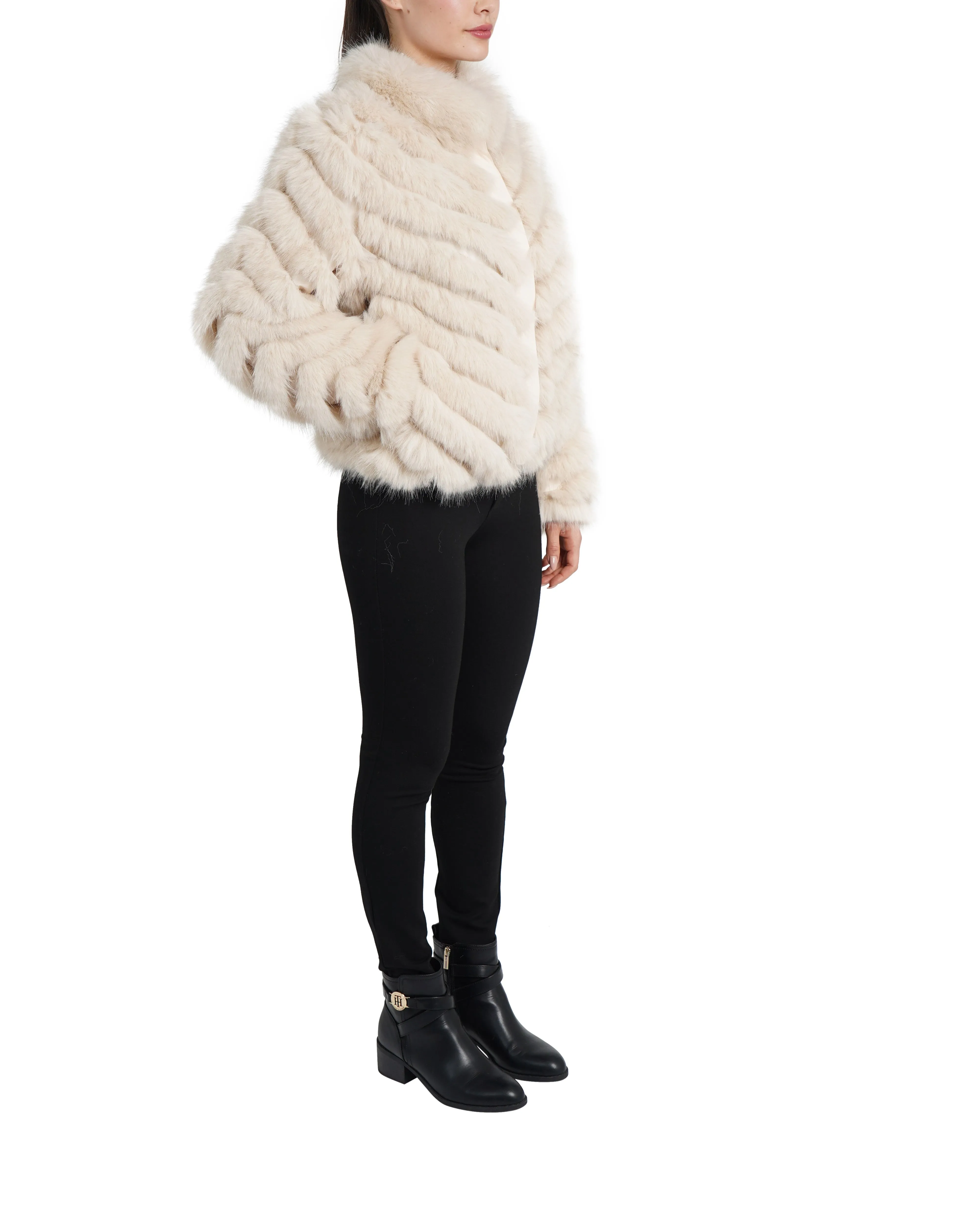 Julissa Faux Fur Reversible Jacket sold by Love Token product image thumbnail 5