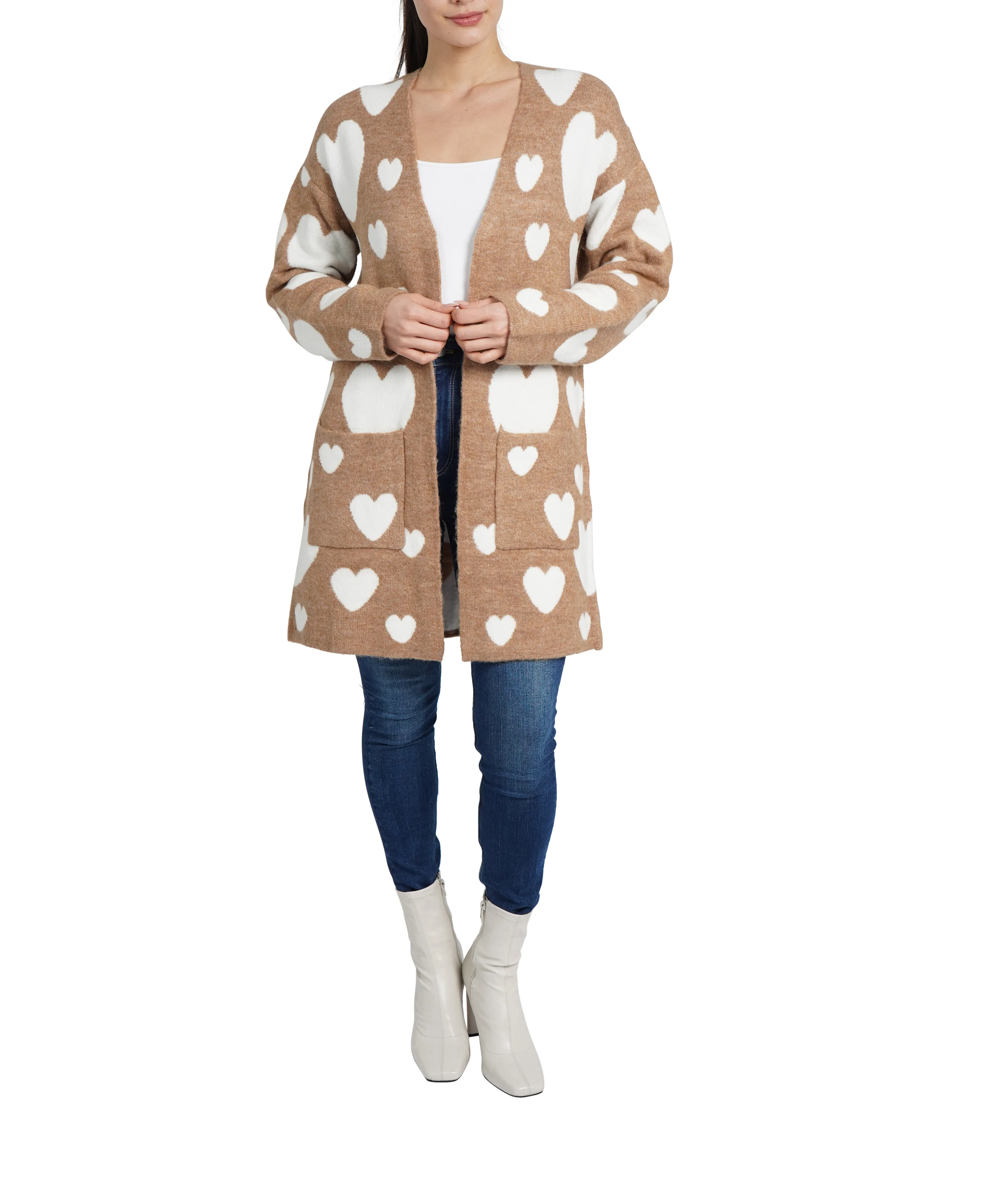 Hearts Cardigan sold by Love Token product image thumbnail 2