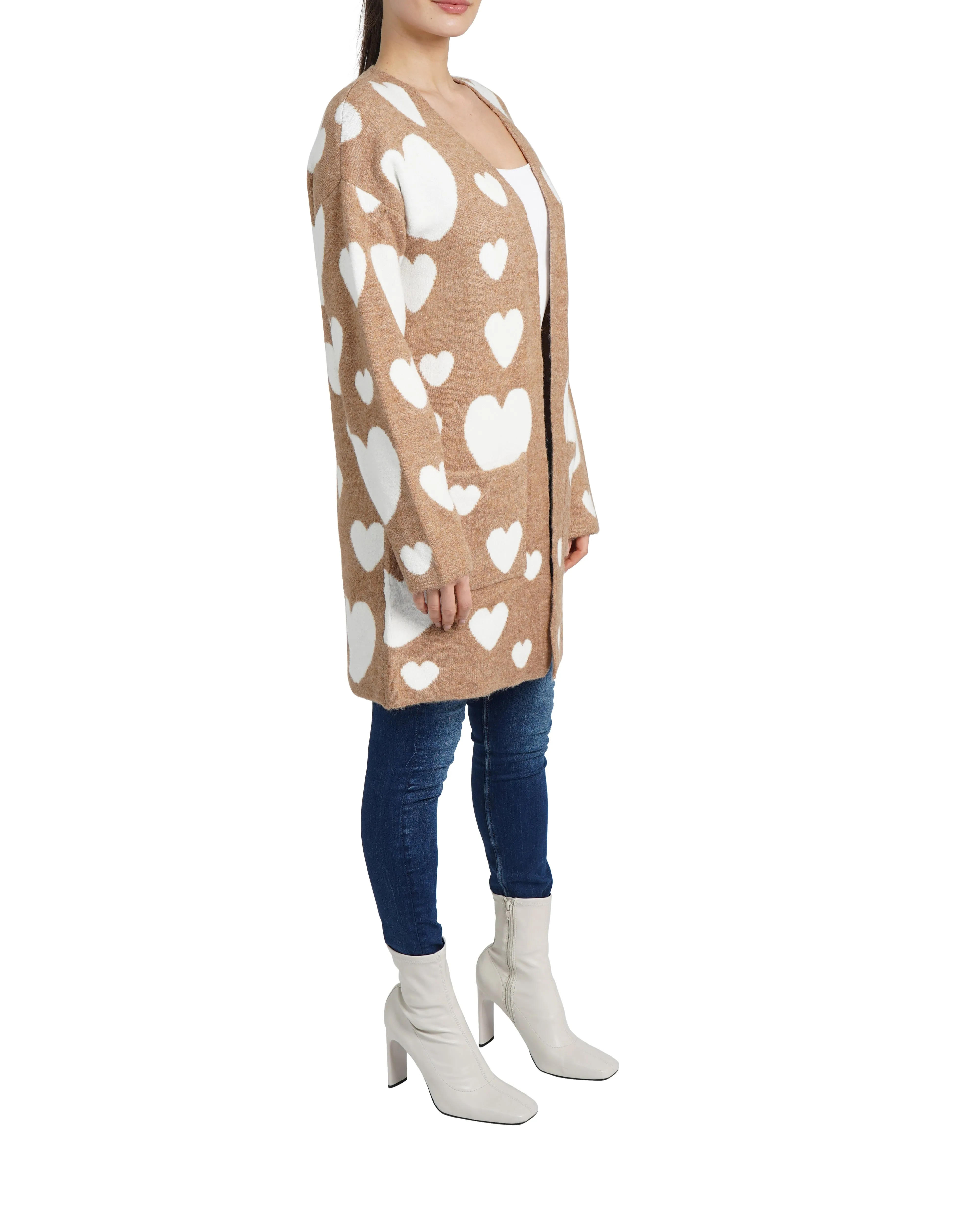 Hearts Cardigan sold by Love Token product image thumbnail 4