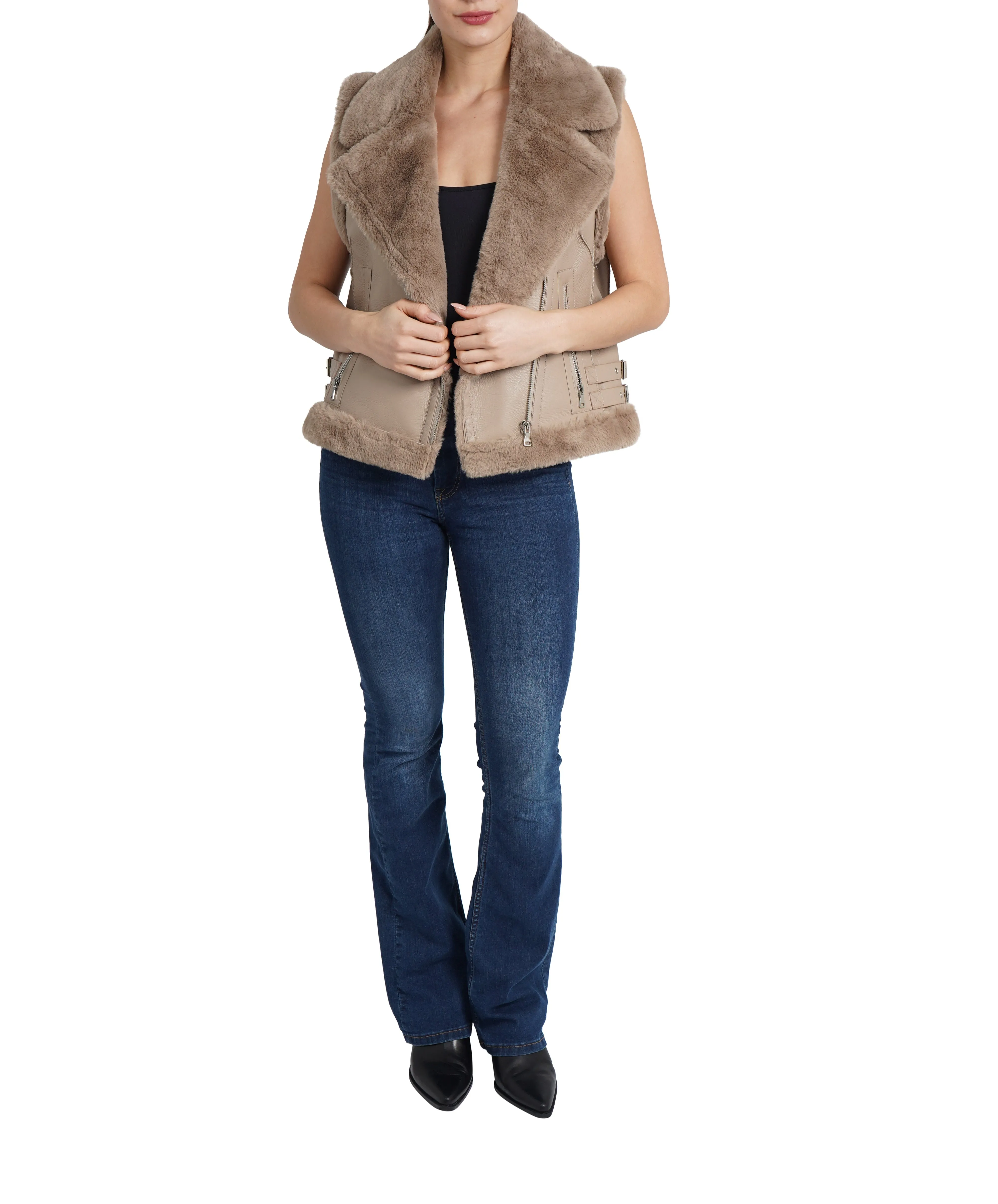 Zoe Moto Vest sold by Love Token product image thumbnail 2
