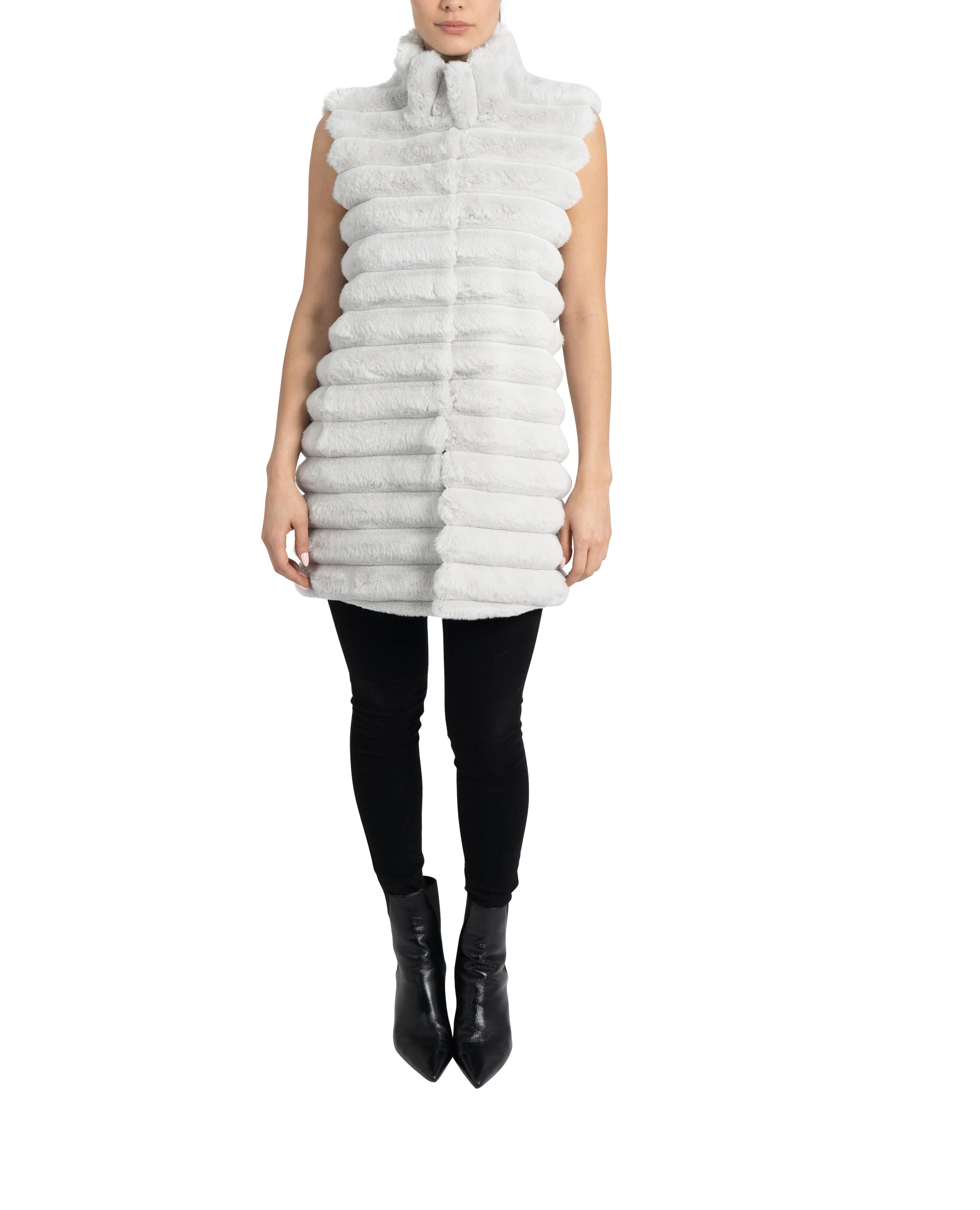 Lucy Faux Fur Vest sold by Love Token product image thumbnail 2