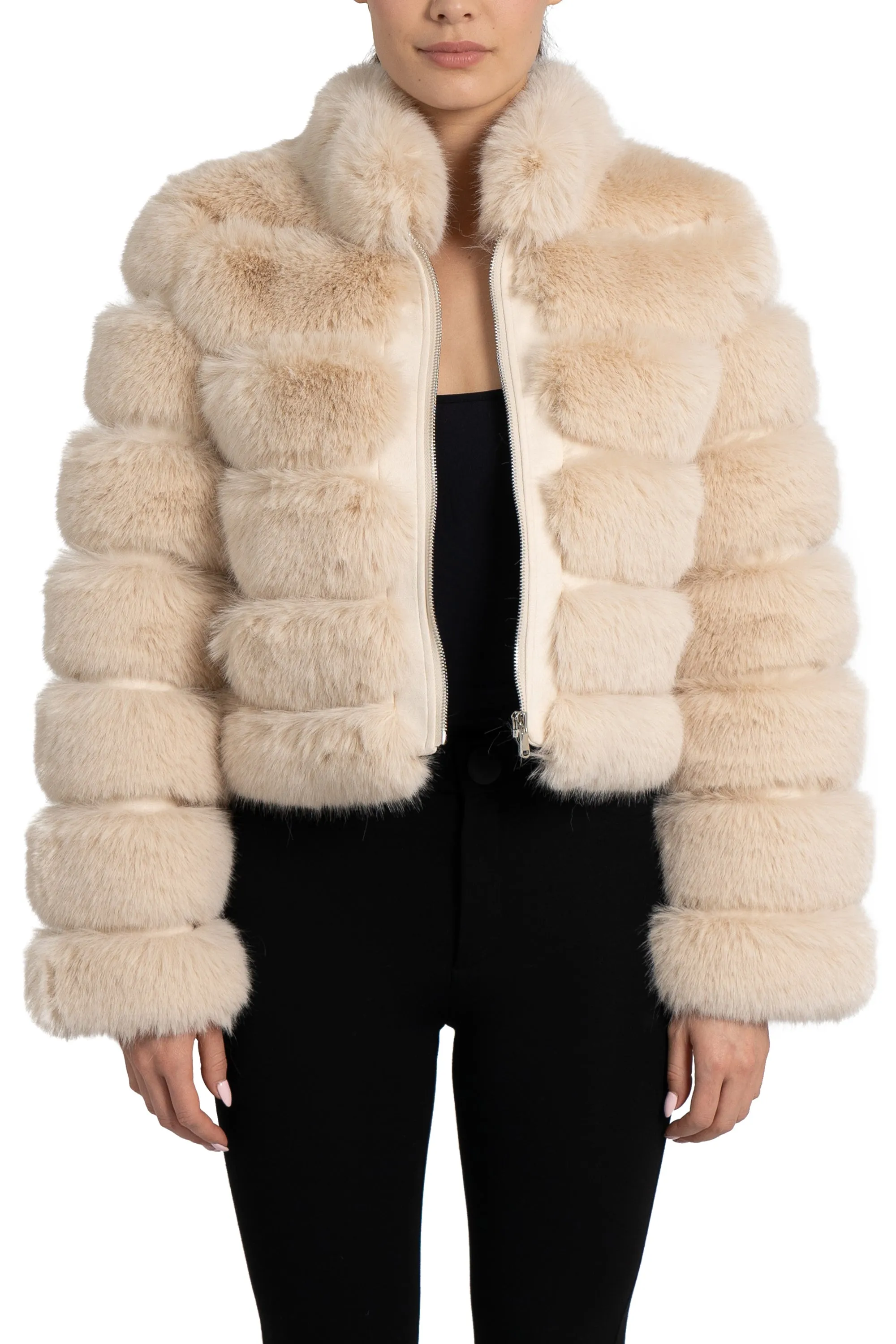Rosalie Faux Fur Jacket sold by Love Token