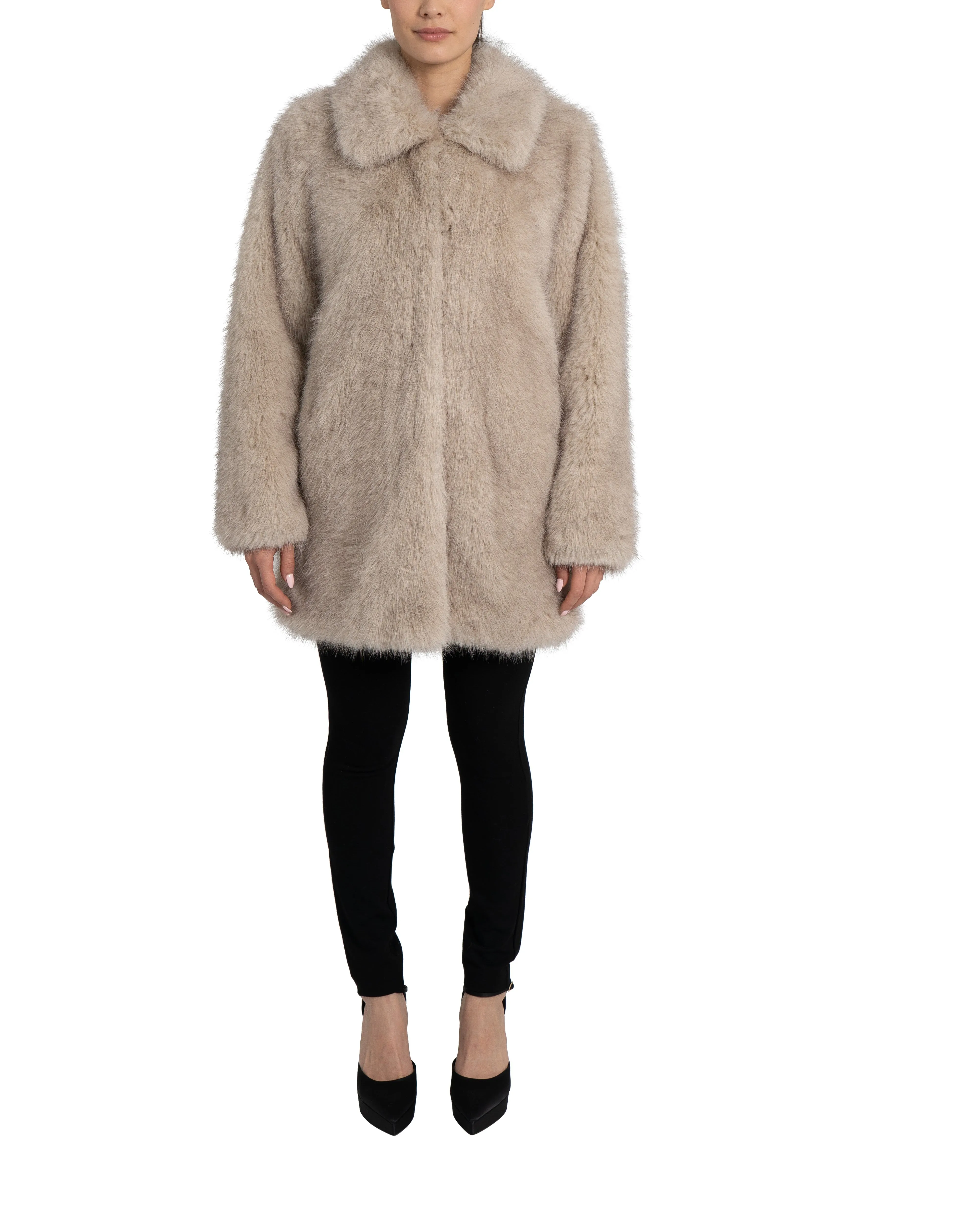Victoria Faux Fur Coat sold by Love Token product image thumbnail 3