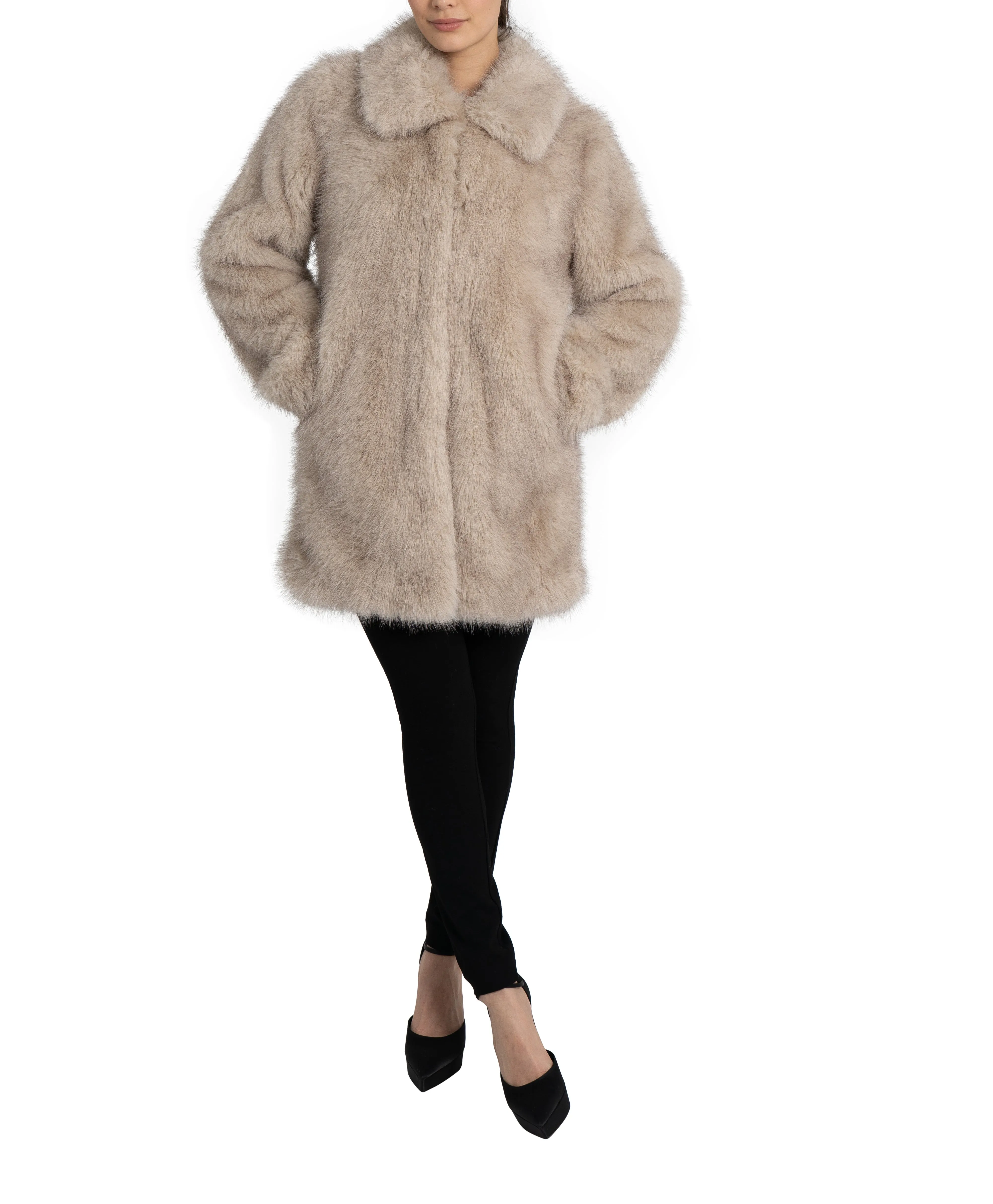 Victoria Faux Fur Coat sold by Love Token product image thumbnail 5
