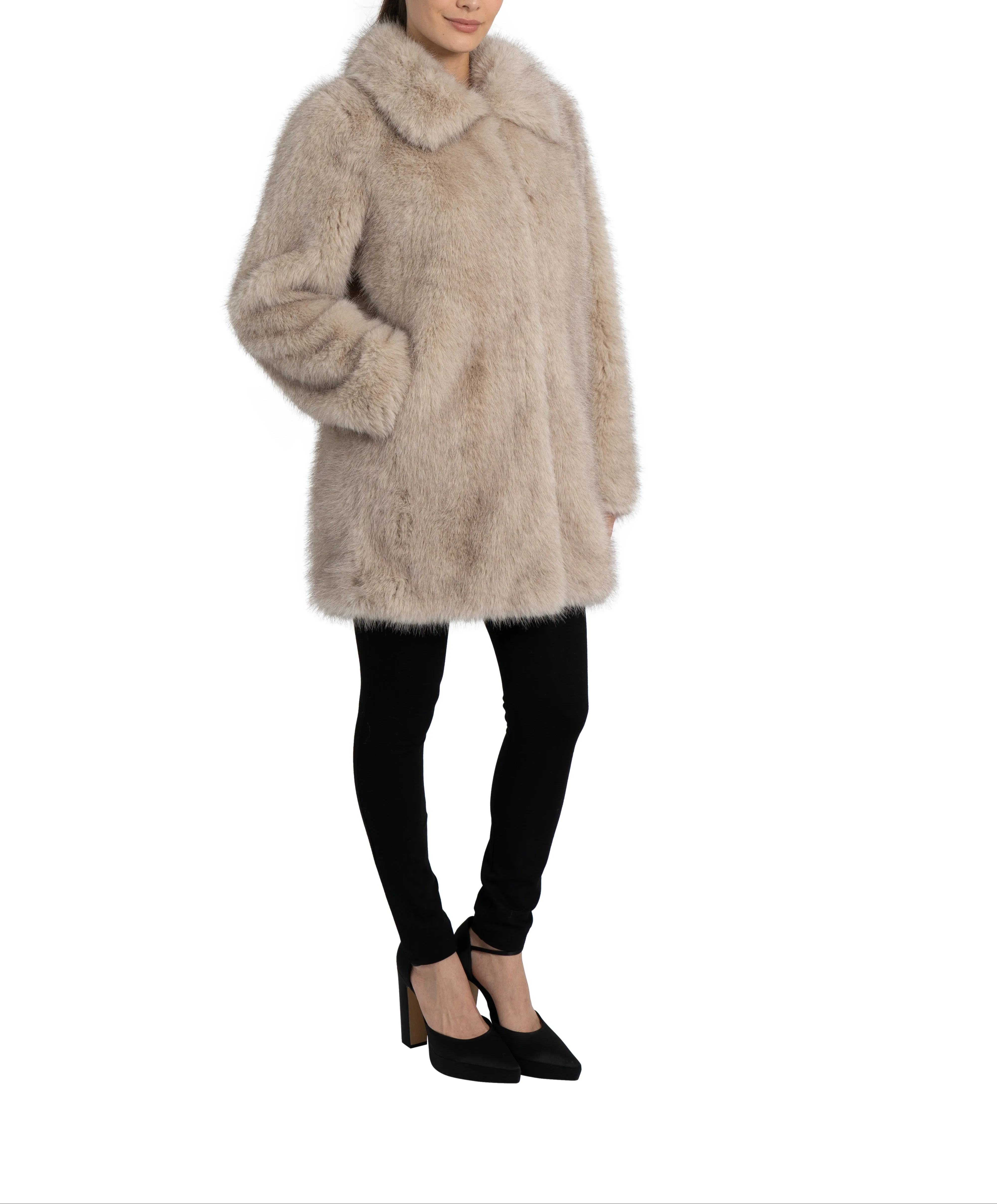 Victoria Faux Fur Coat sold by Love Token product image thumbnail 2